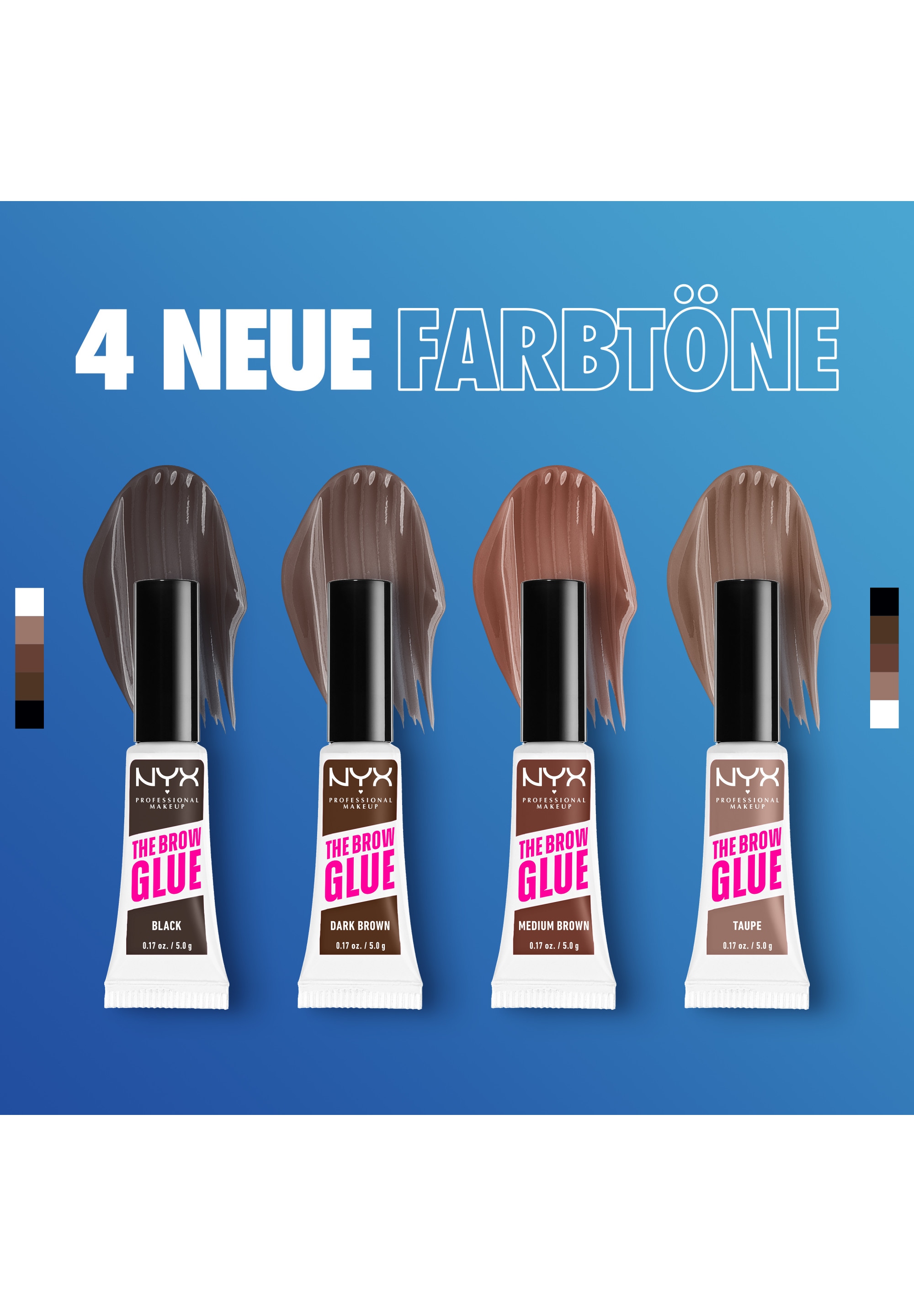 NYX PROFESSIONAL MAKEUP Augenbrauenpflege »THE BROW GLUE INSTANT BROW STYLER« für extremen Halt von bis zu 16 Stunden