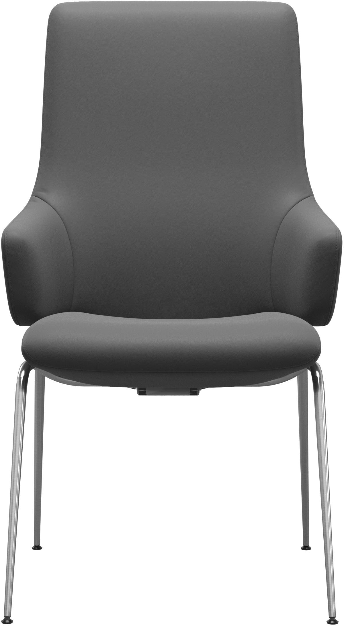 Stressless® Polsterstuhl »Laurel«, Leder BATICK, High Back mit Armlehne, Größe L, mit Beinen aus Stahl in Chrom