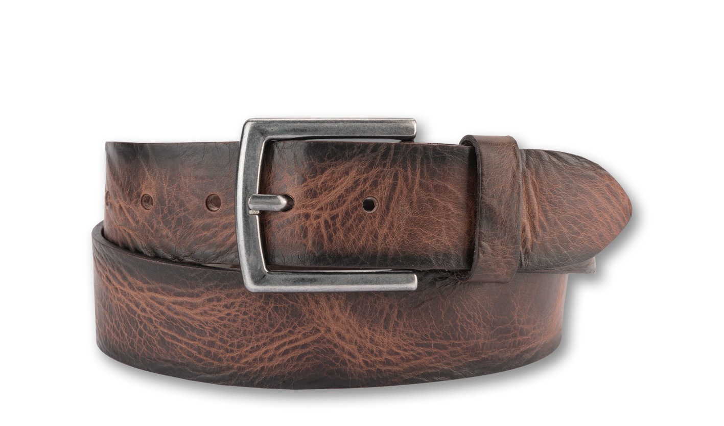 BERND GÖTZ Herren Ledergürtel "Ledergürtel mit zeitlos aktueller Farbauswahl"marone, Gr. 90, Rindsleder, Gürtel