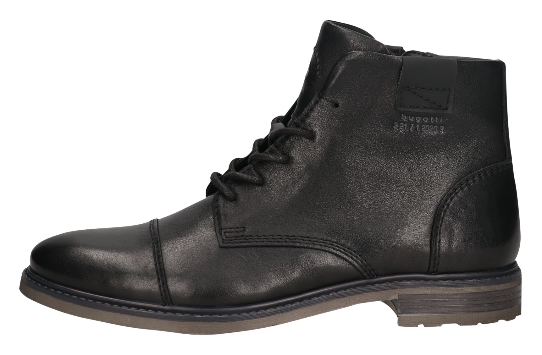 bugatti Schnürboots, Stiefel, Schnürstiefelette, Business-Boots mit Reißverschluss