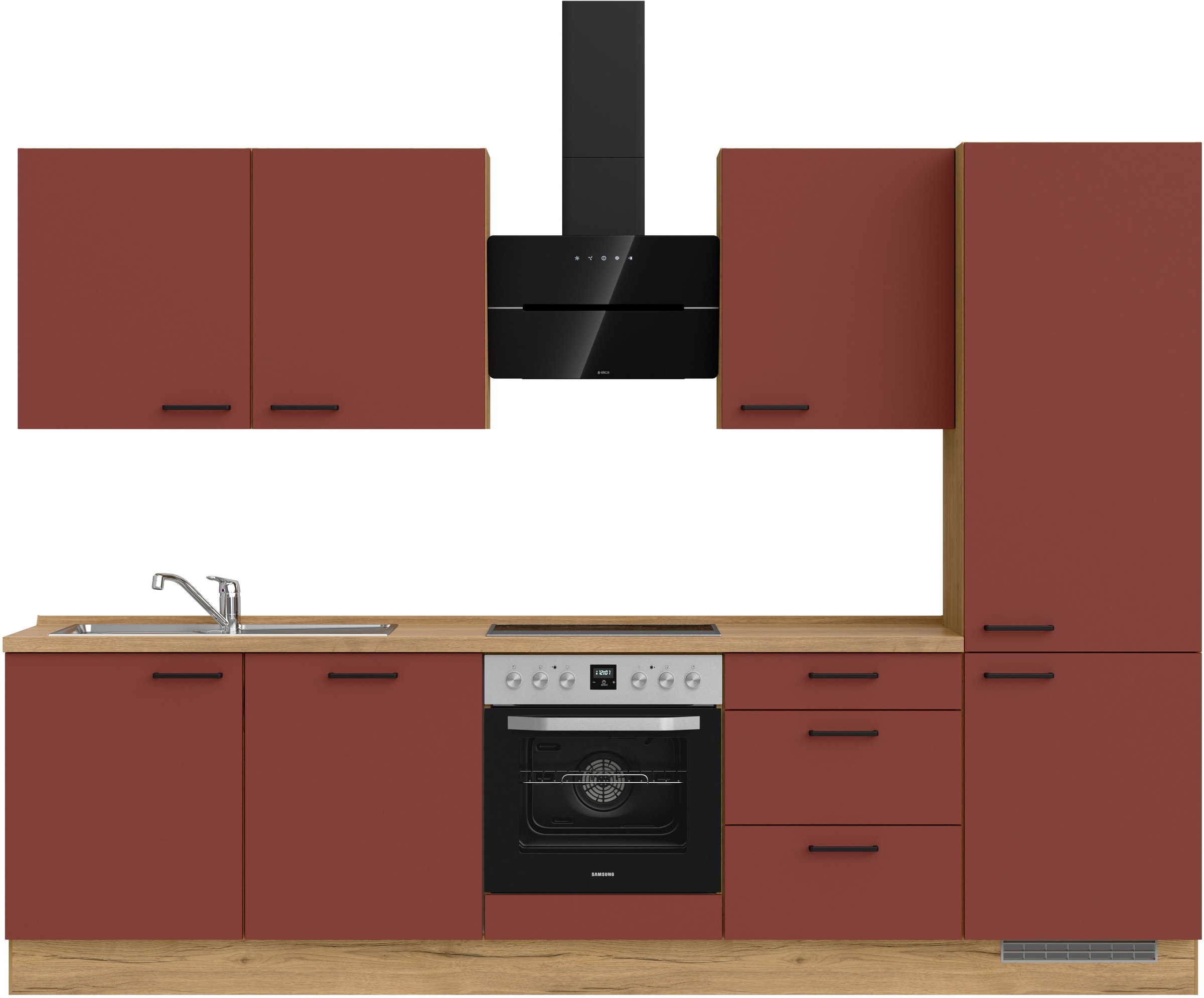 nobilia Kleiderschrank ""Easytouch II", NEU: individuell anpassbar mit gratis Profi-Beratung" vormontiert, Breite 300 cm, Ausrichtung wählbar, wahlw. mit E-Geräten