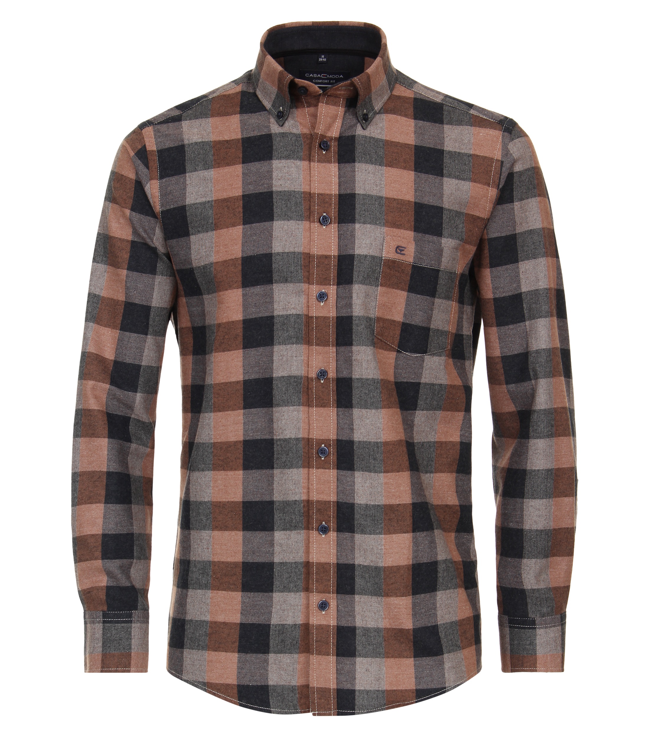 Thumbnail - CASAMODA Langarmhemd "CASAMODA Freizeithemd kariert"