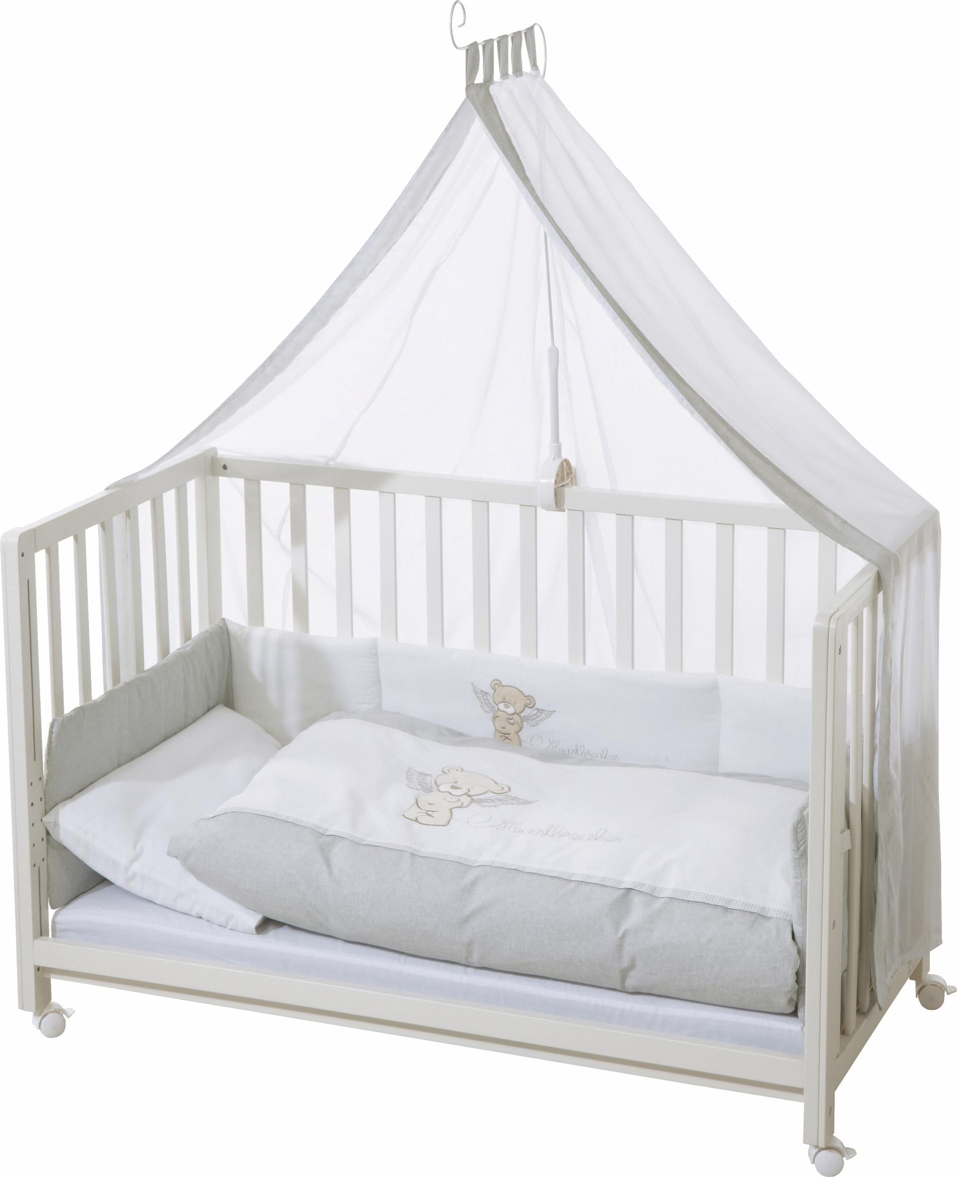 Babybett »Room bed - Dekor Heartbreaker«, als Beistell-, Kinder- und Juniorbett...