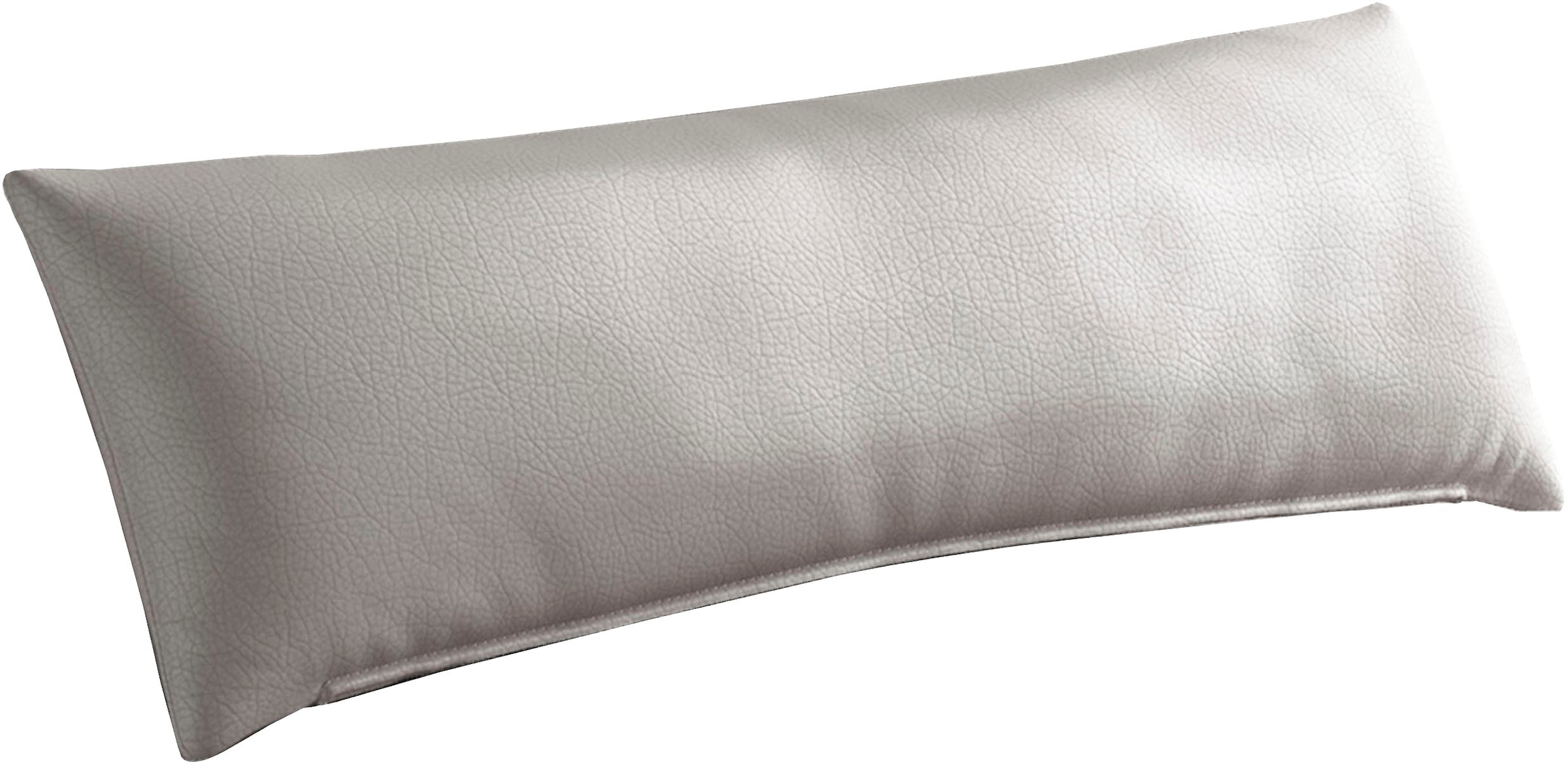 Polsterauflage SIT & MORE "Eve", light grau, B:65cm H:25cm T:10cm, Leder, Polsterauflagen, Polsterauflage