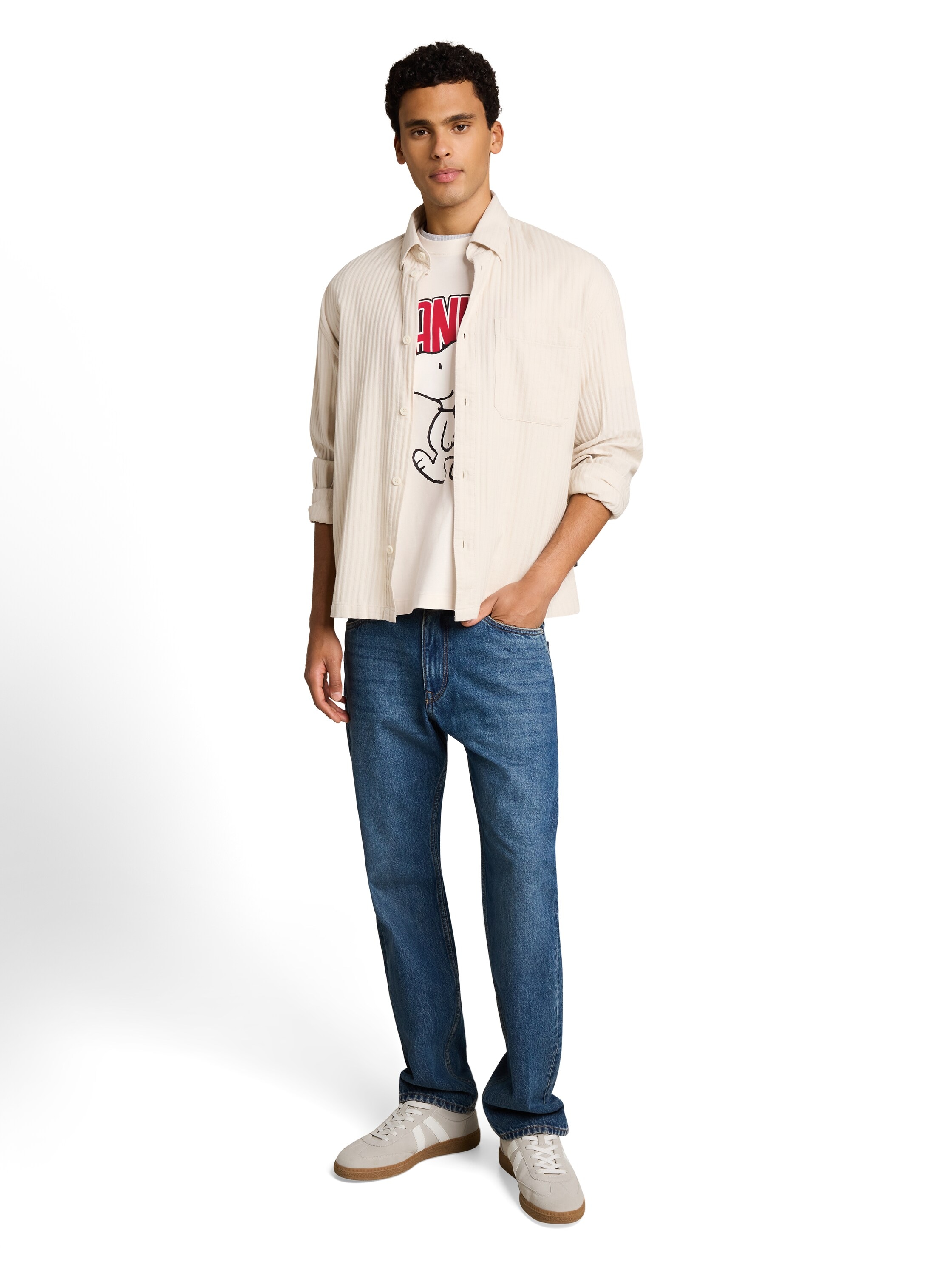 TOM TAILOR Denim Rundhalsshirt
