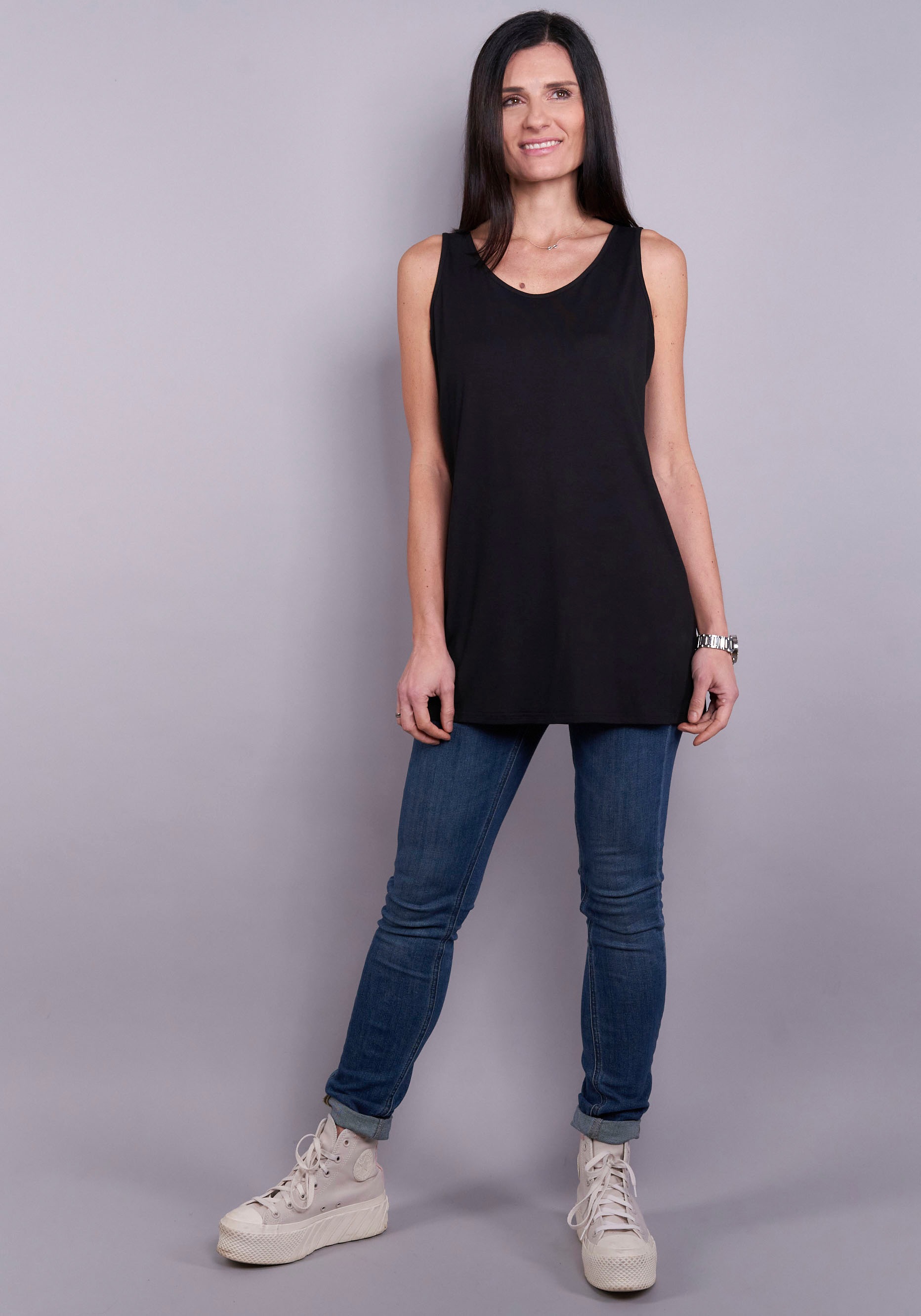 Seidel Moden Longtop mit Viskose und Stretch - MADE IN GERMANY günstig online kaufen