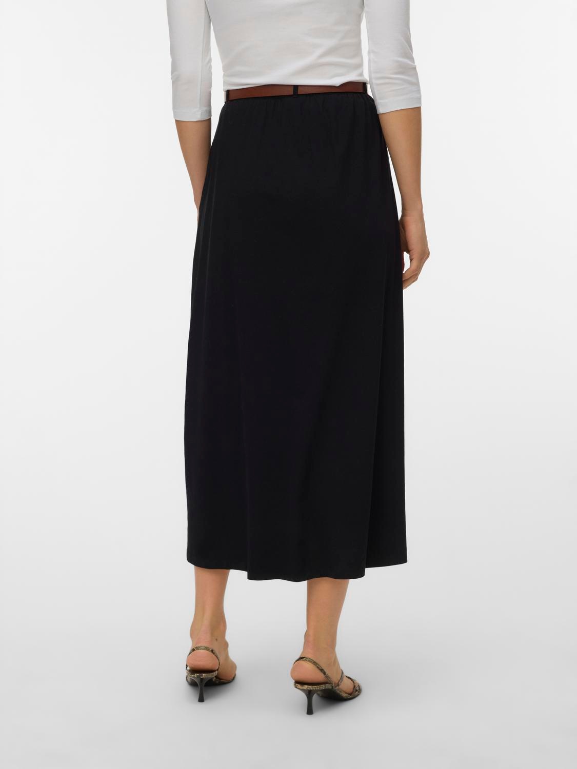 Vero Moda Maxirock "VMLUNA ANKLE SKIRT JRS NOOS" Baumwollmischung, ankle le günstig online kaufen