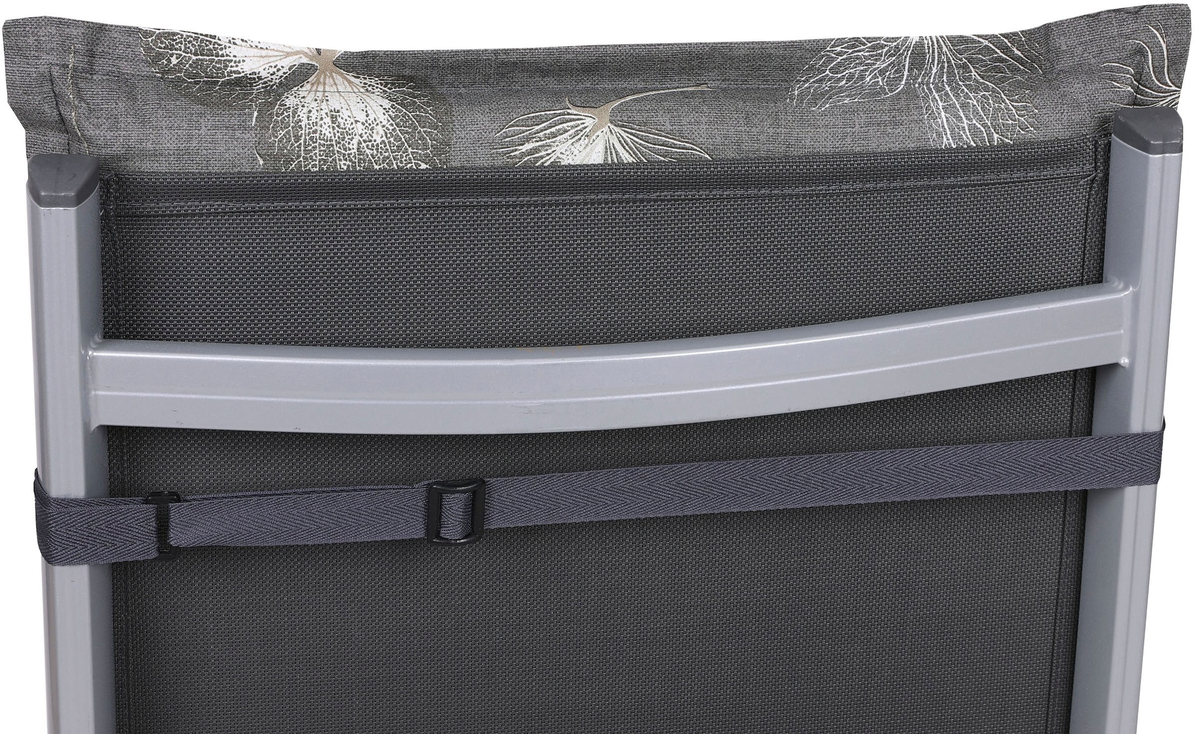 KONIFERA Sesselauflage Natur Look taupe - Maße BxLxH ca.: 50 cm x 100 cm x 6 cm