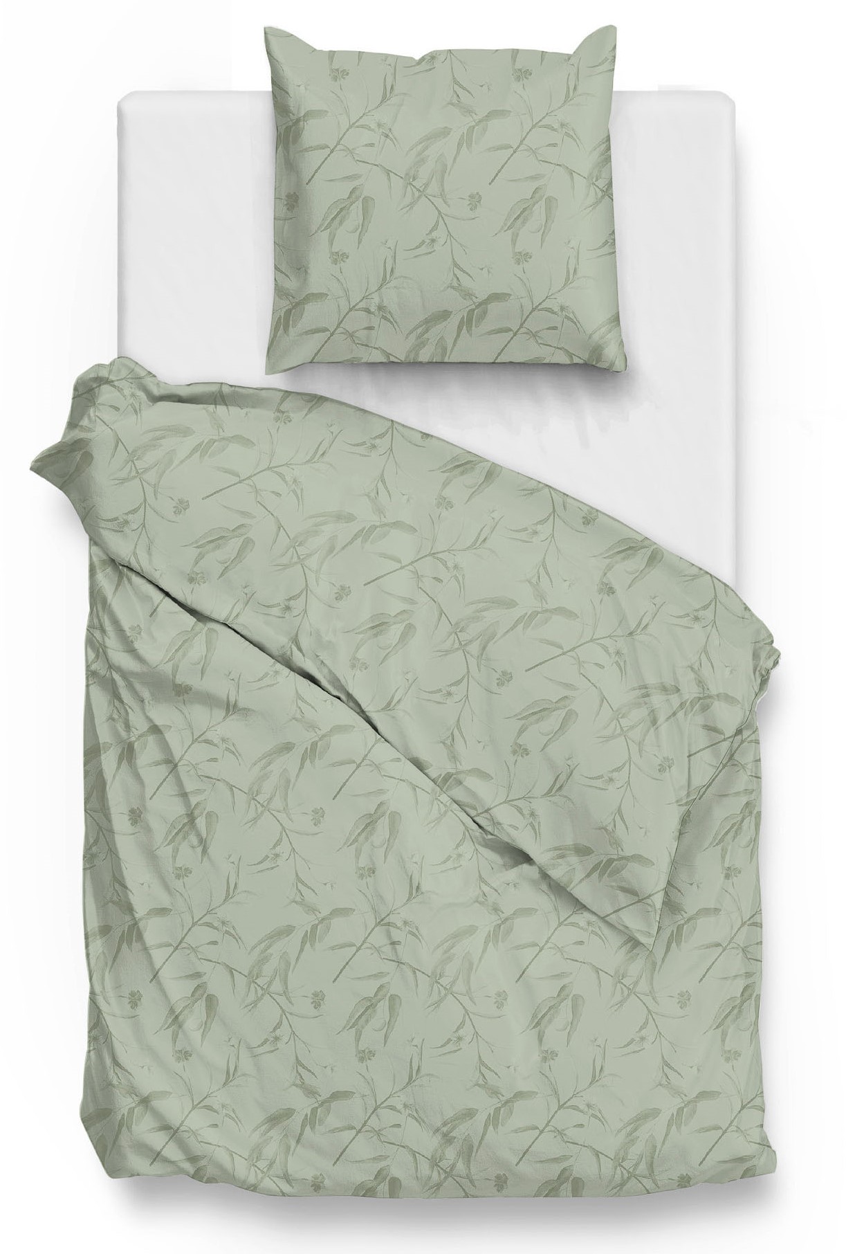 ZO HOME Bettwäsche "Fiori-di-Satinado" 2 Stk. Bettwäsche aus 100% Baumwolle, hochwertiges Mako-Satin