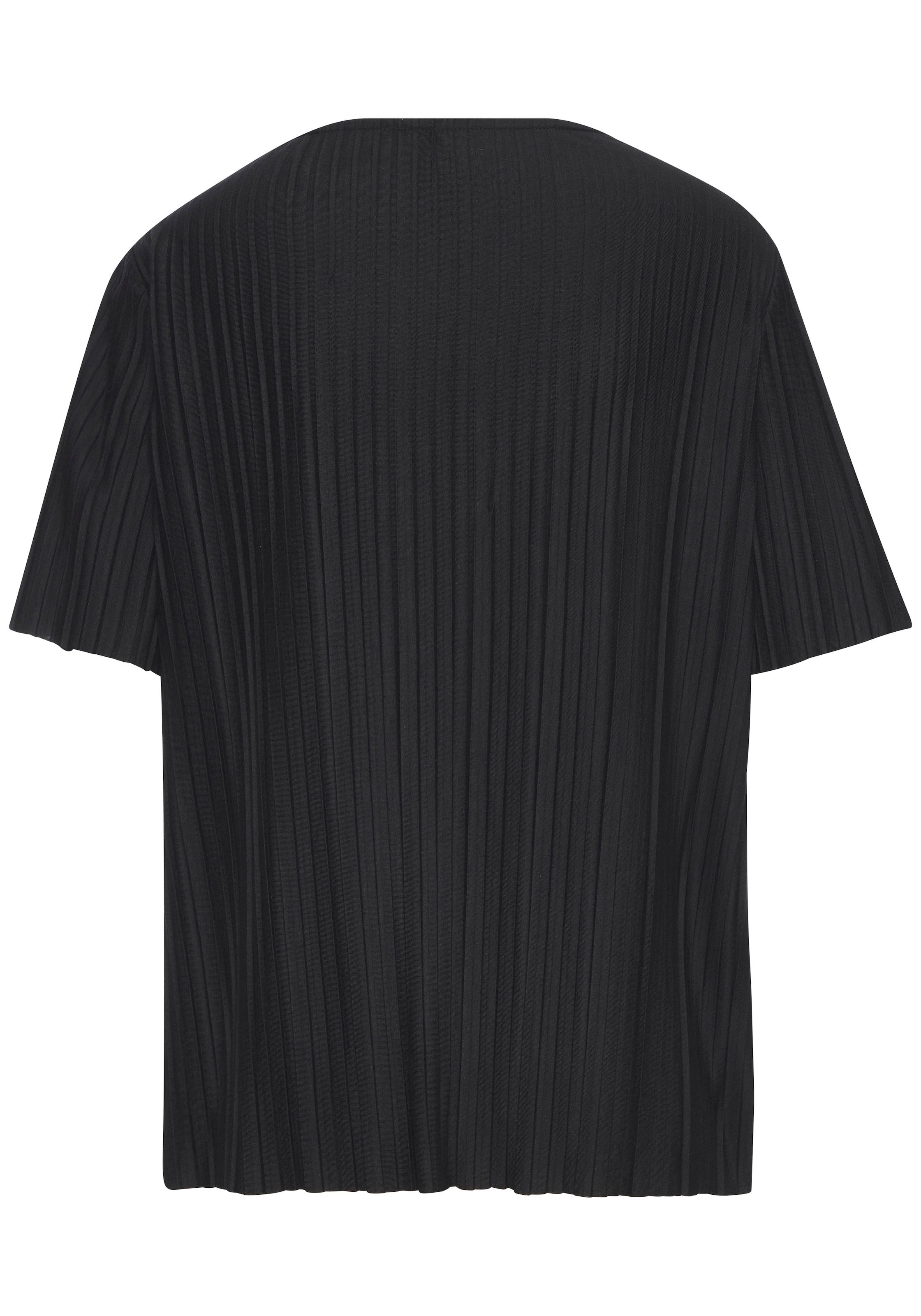 LASCANA Plisseeshirt Angenehme Viskose-Mischqualität