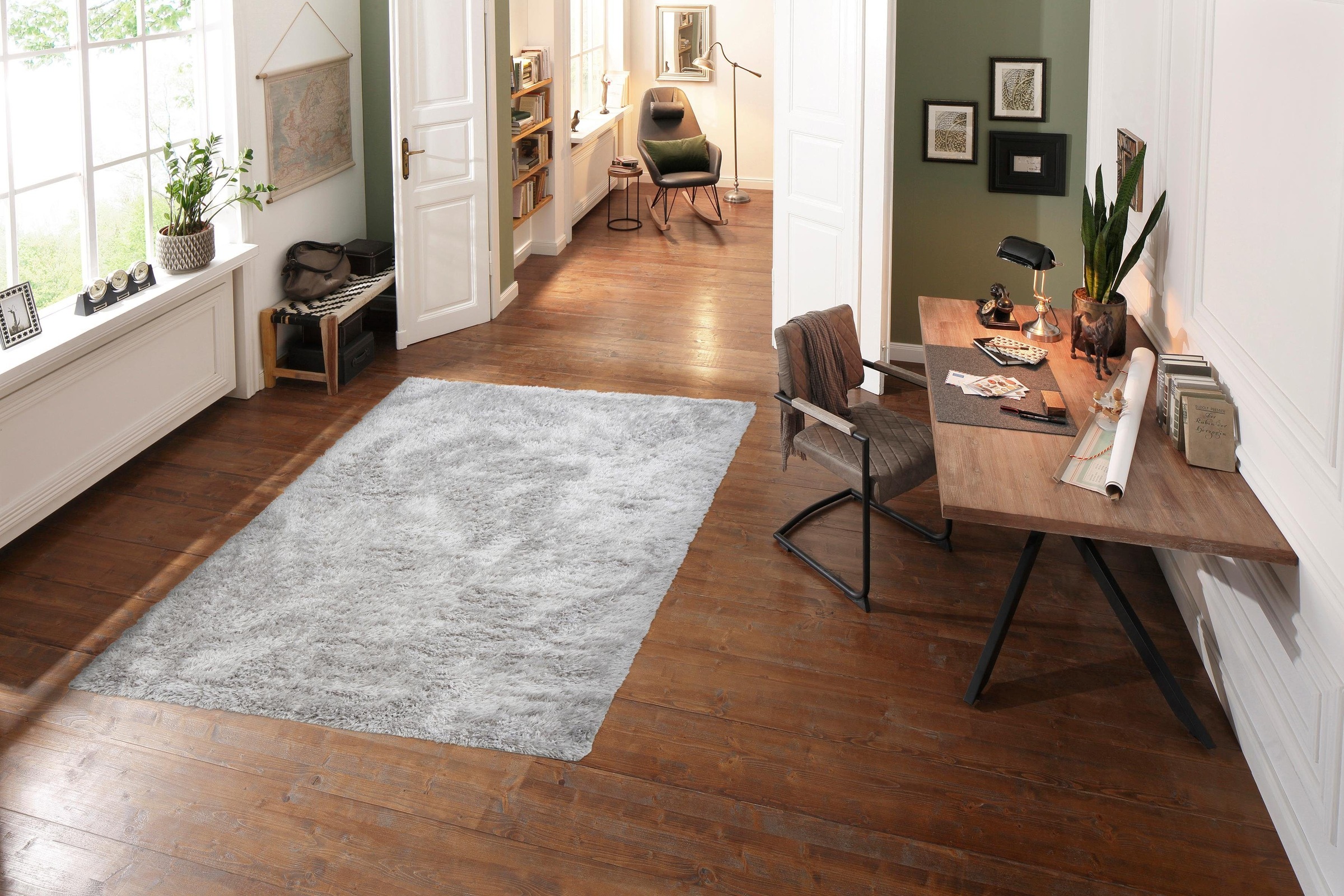 my home Hochflor-Teppich "Boldo" rechteckig 50 mm Höhe besonders weich durc günstig online kaufen