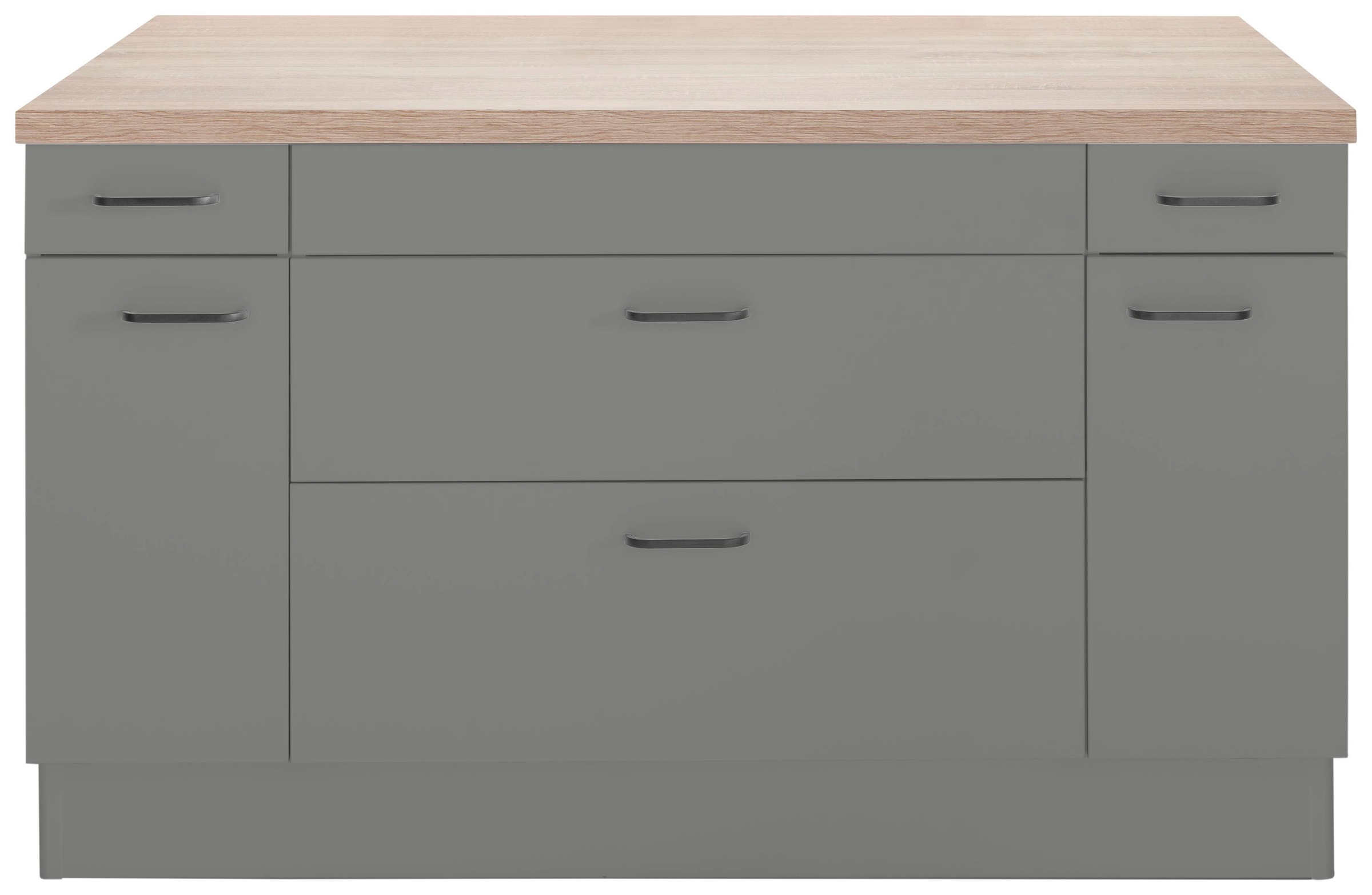 OPTIFIT Kücheninsel "Elga", Soft-Close-Funktion, großen Vollauszügen, Stellbreite 150 x 95 cm