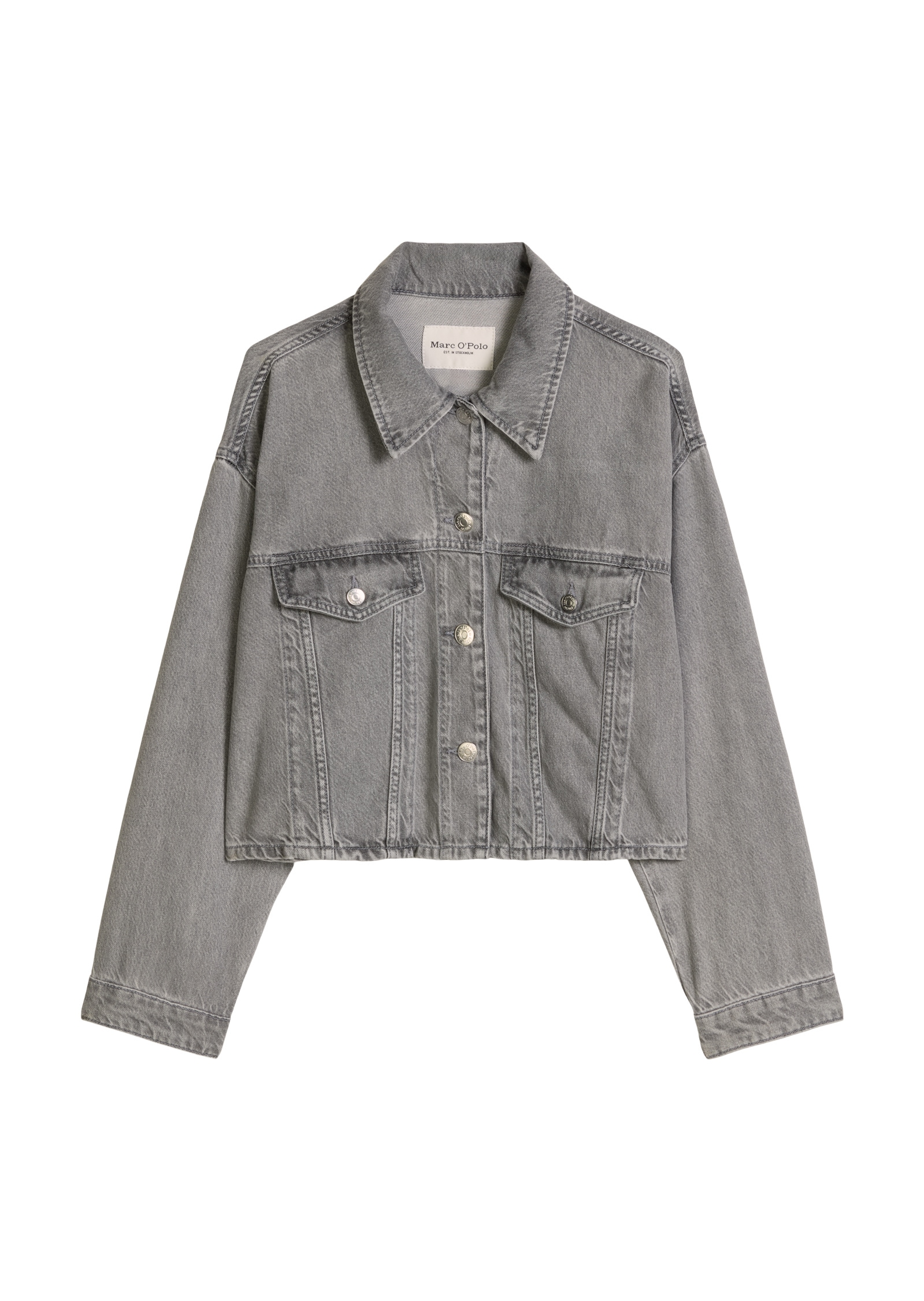 Marc O'Polo Jeansjacke »aus Lyocell-Bio-Baumwolle-Mix« ohne Kapuze