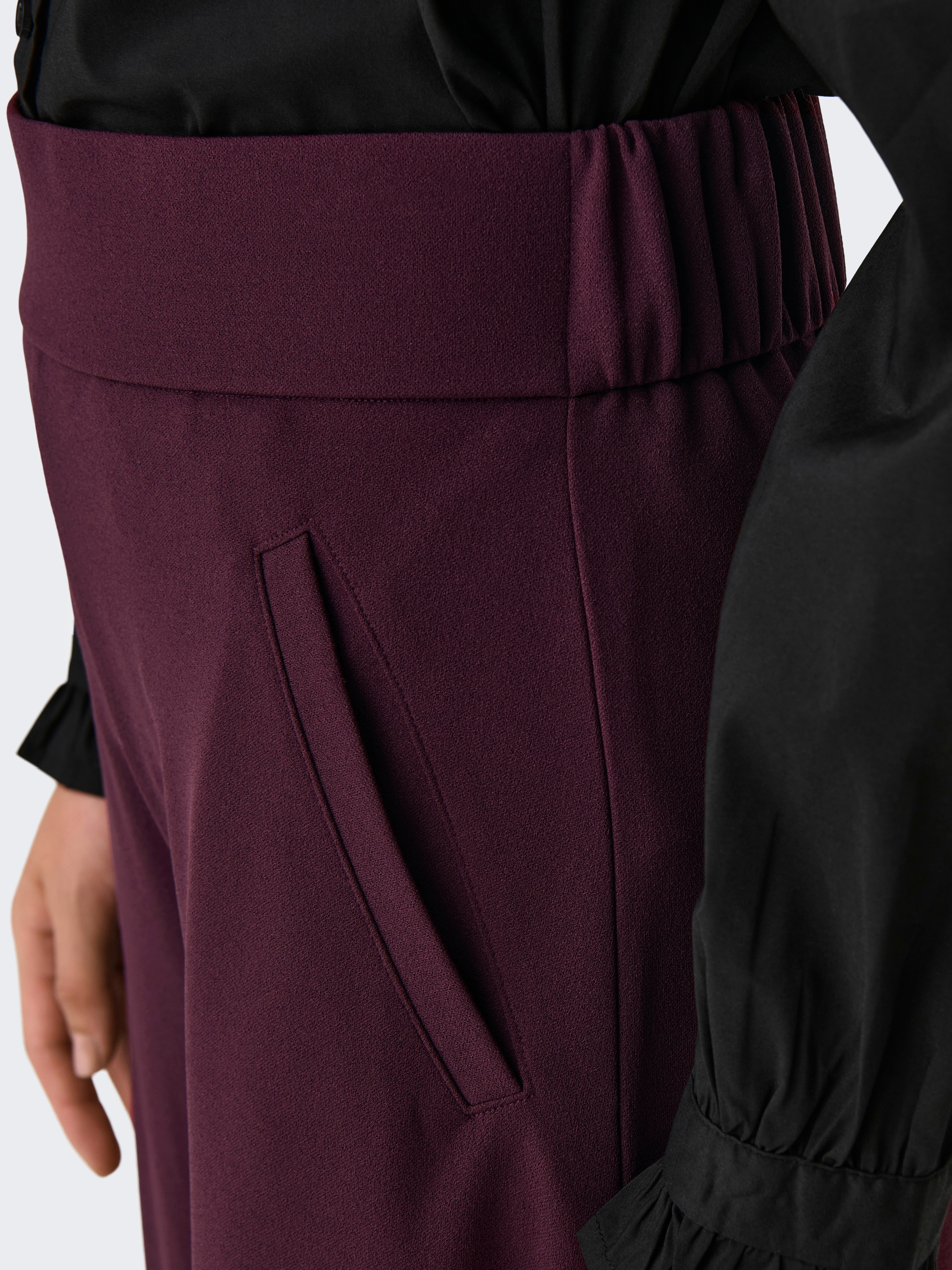 Thumbnail - JDY Schlupfhose "JDYLOUISVILLE CATIA WIDE PANT JRS NOOS" Sommerhose, hinten mit elastischem Bündchen