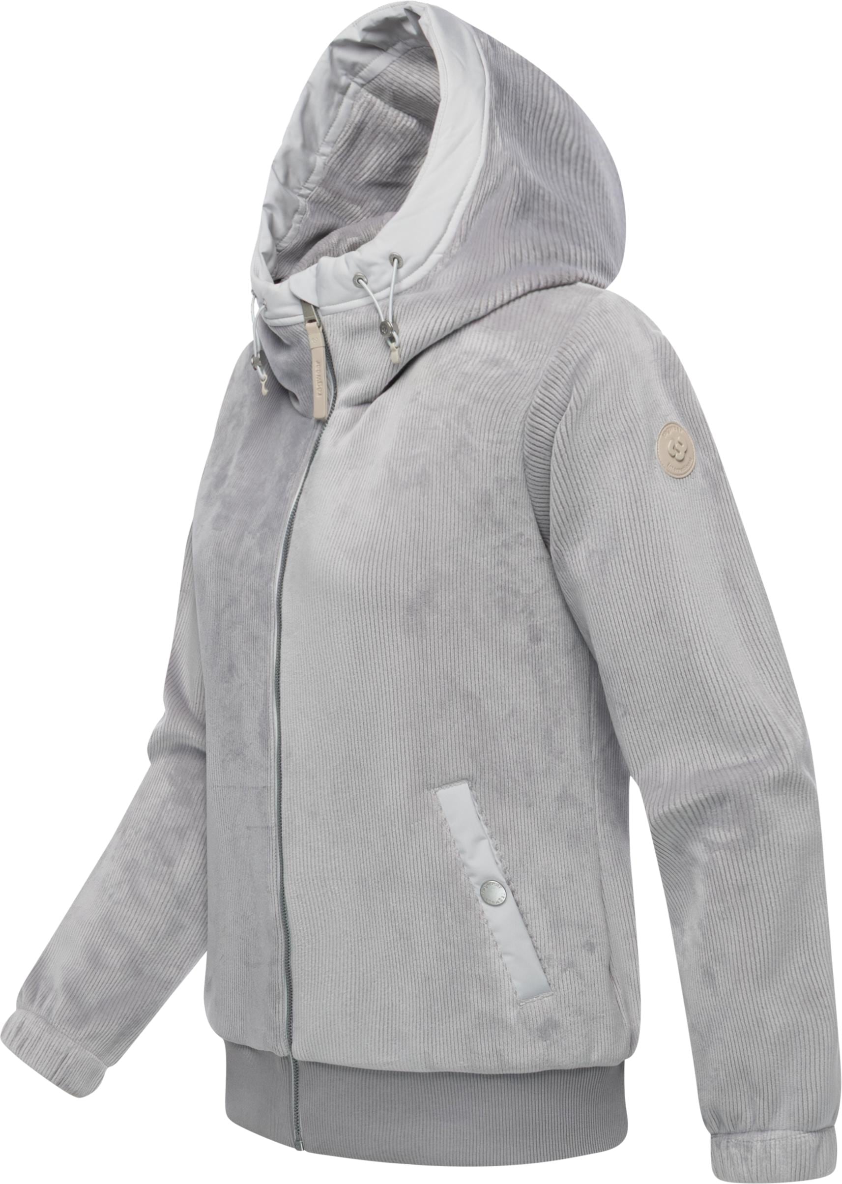 Ragwear Fleecejacke »Cousy Short Bonded« mit Kapuze Übergangsjacke mit kuscheligem Teddyfell-Innenfutter