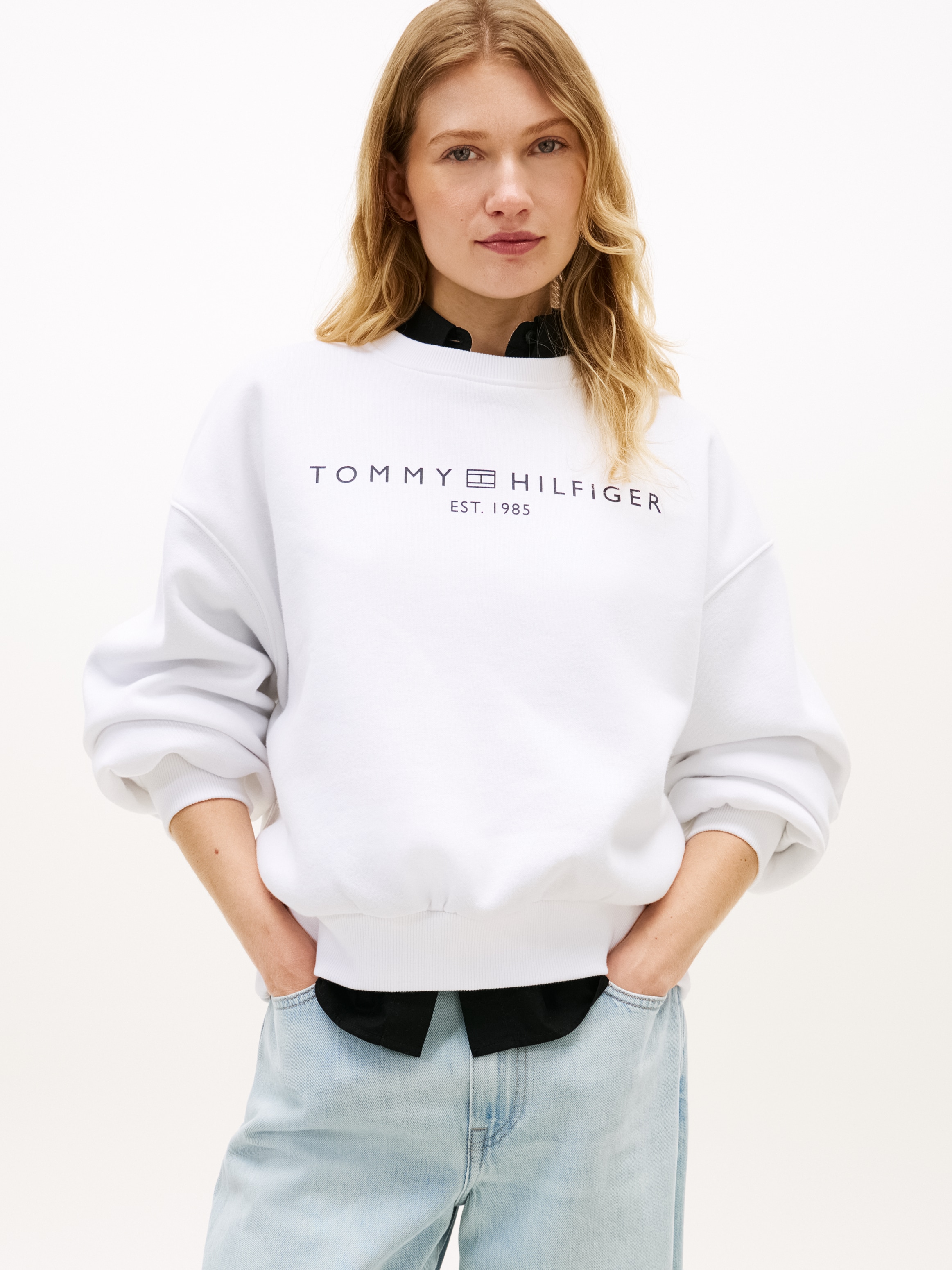 Tommy Hilfiger Sweatshirt "EXT CORP LOGO", Baumwollmischung günstig online kaufen