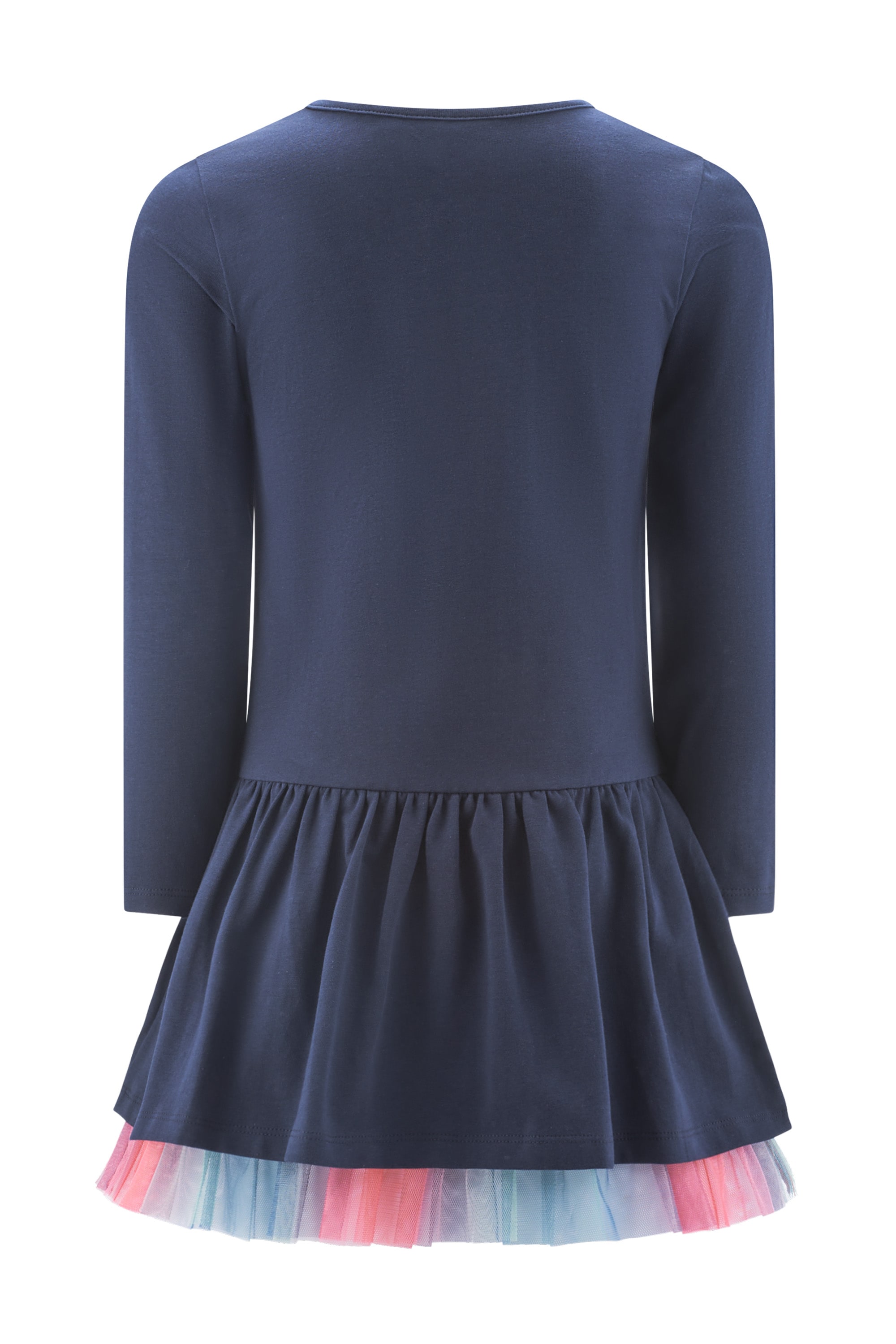 happy girls Jerseykleid Baumwolle mit Stretch, Glitzer, Tüll