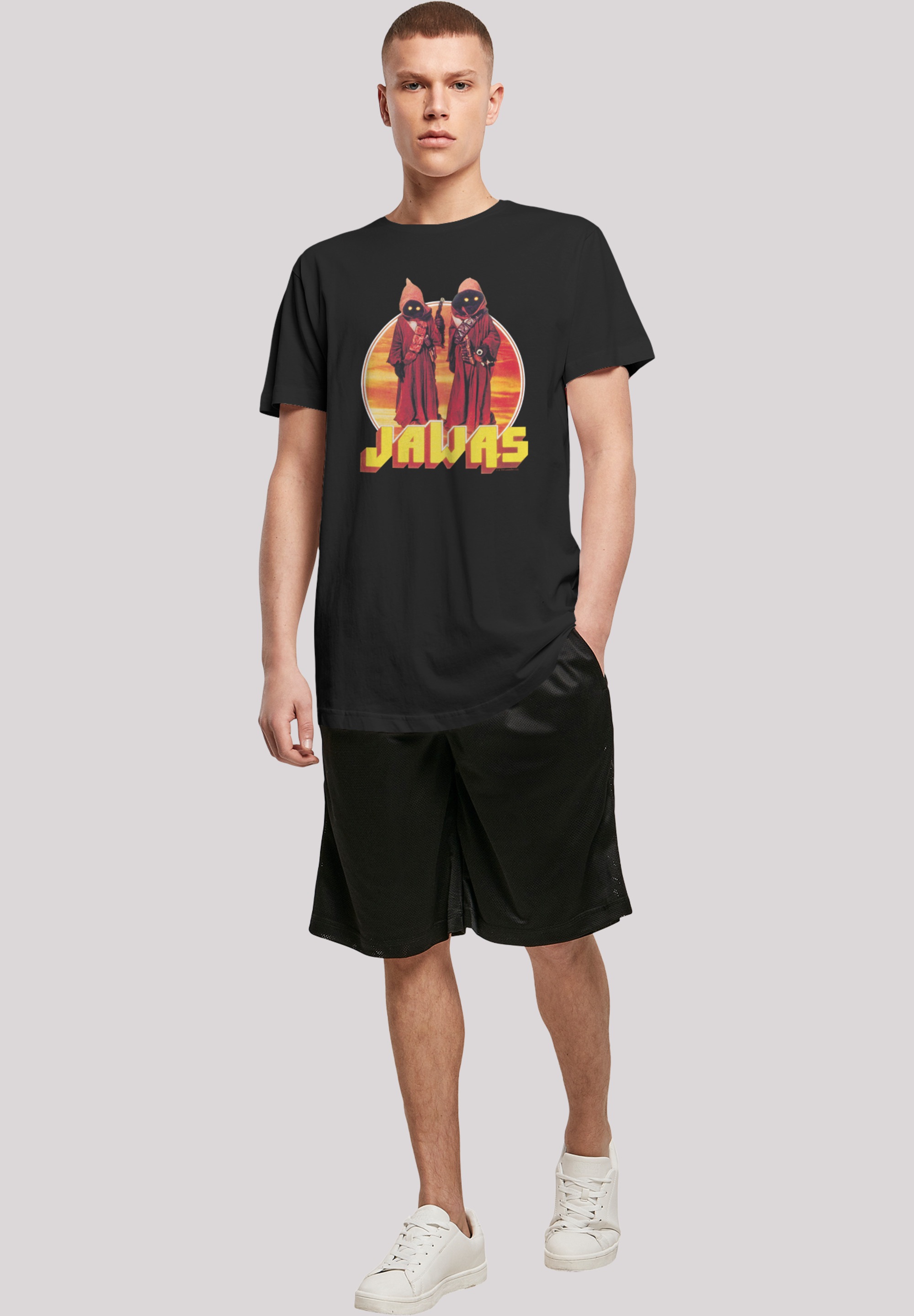 F4NT4STIC T-Shirt »Star Wars A New Hope Jawas«, Herren,Premium Merch,Lang,Longshirt,Bedruckt