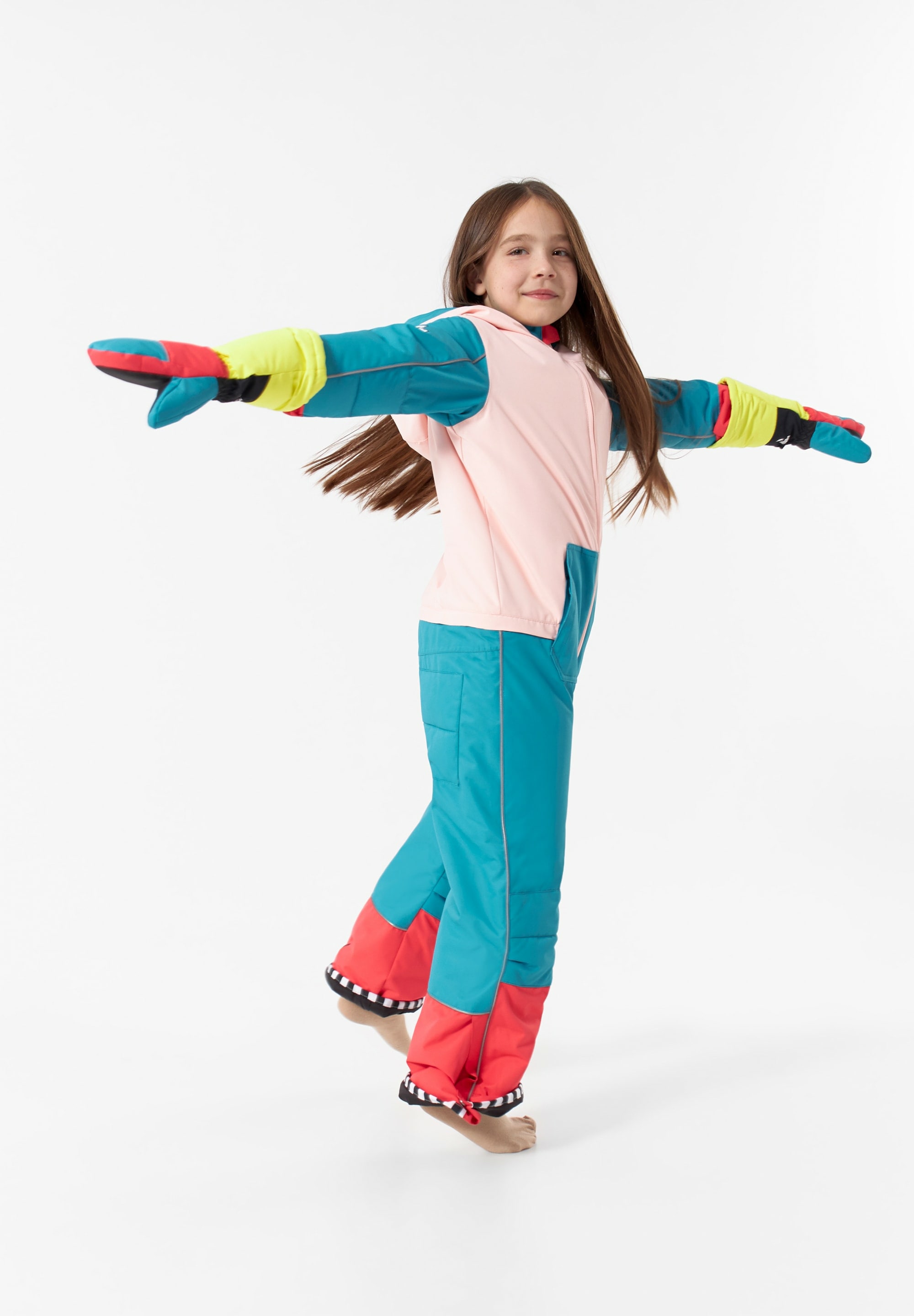 WeeDo Schneeoverall »COSMO LOVE« Verstärkte und gepolsterte Knie, Ellbogen, Handflächen und Gesäß