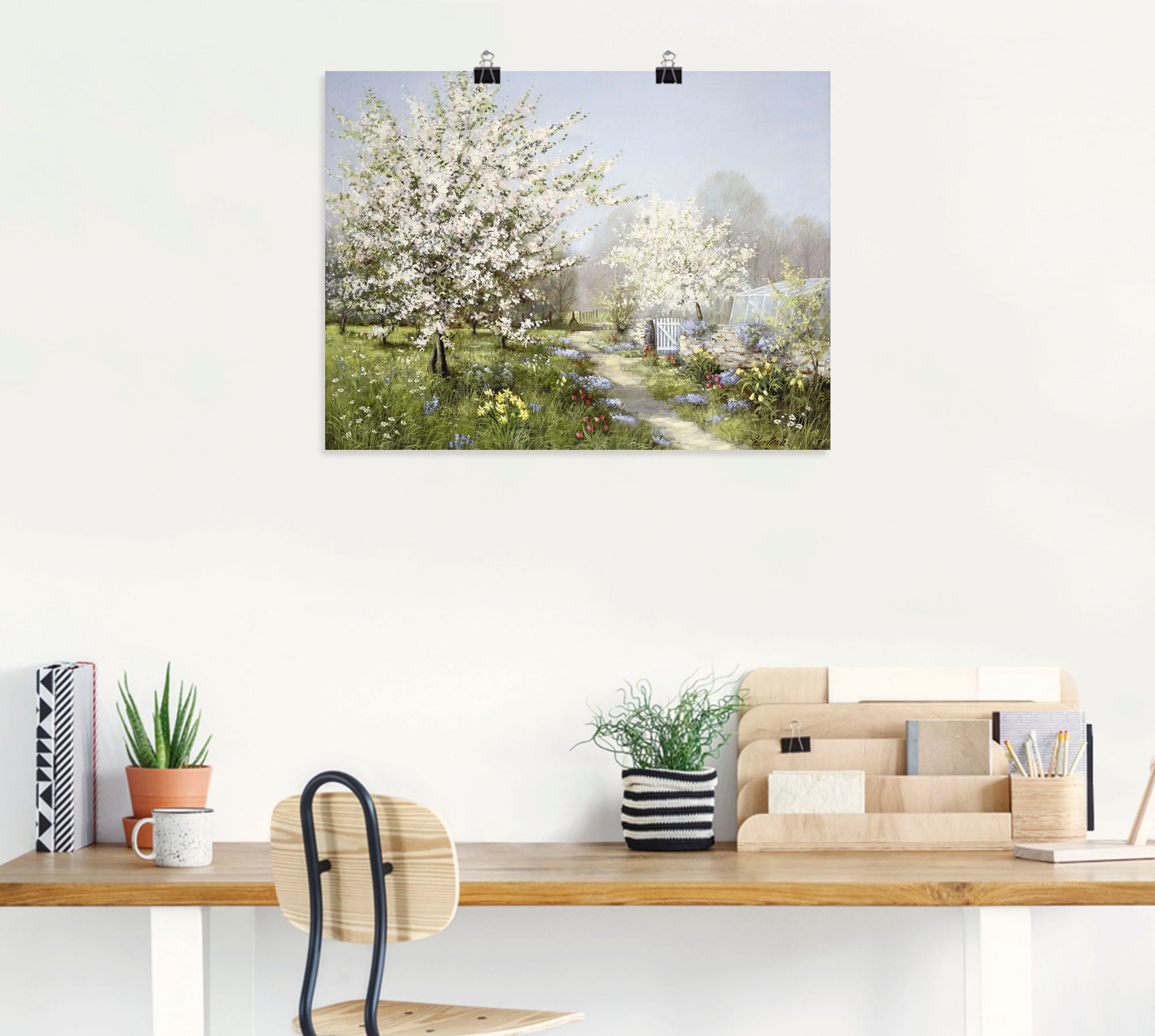 Artland Wandbild »Frühlingsblüten«, Wiesen & Bäume, (1 St.), als Leinwandbild, Poster, Wandaufkleber in verschied. Größen