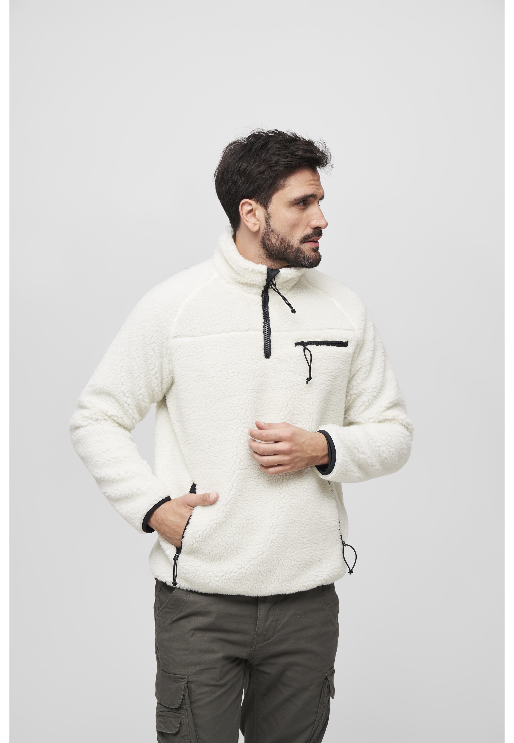 Brandit Kapuzenpullover »Brandit Herren Teddyfleece Troyer« 1 Stk.