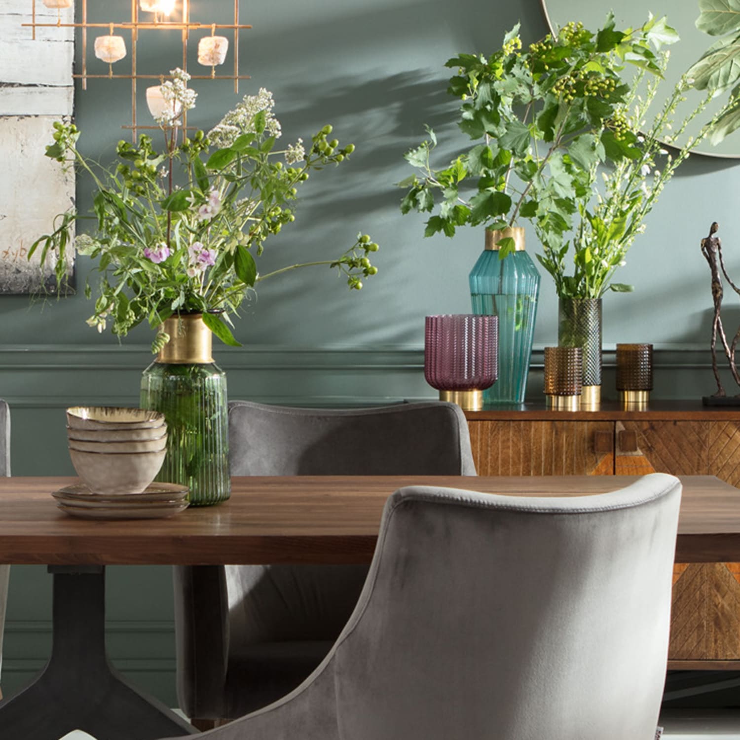 Kare Design Tischvase "Vase Barfly Green 30cm" günstig online kaufen