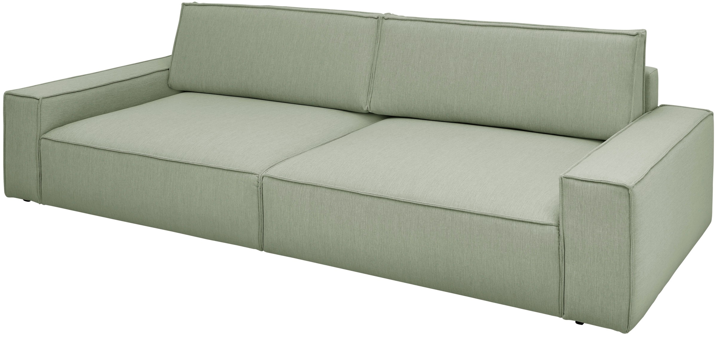Home affaire Big-Sofa »NEU: SHERWOOD XXL, Big-Sofa (316cm), extra tiefe Sitzfläche 95 cm«, bequemer Sitzkomfort, Cord u. Leinenoptik, Kedernaht