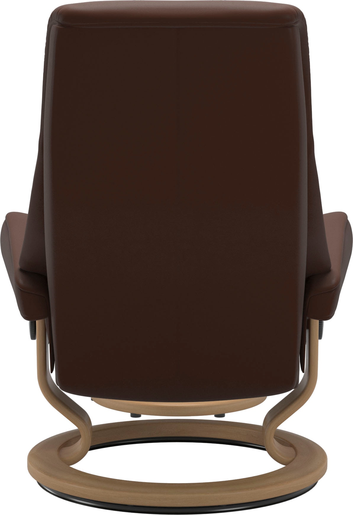 Stressless® Relaxsessel »View«, (Set, Relaxsessel mit Hocker), mit Classic Base, Größe M,Gestell Eiche