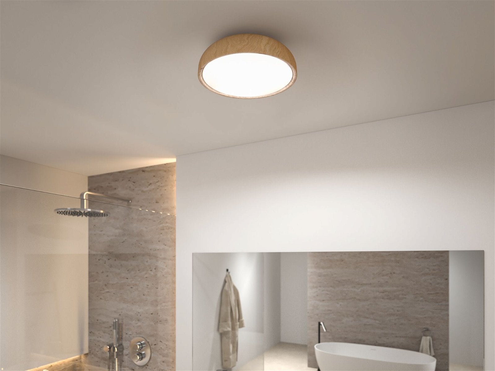 Paulmann LED Deckenleuchte »Selection Bathroom Oka IP44 24W 230V Kunststoff«, 1 flammig-flammig, WhiteSwitch