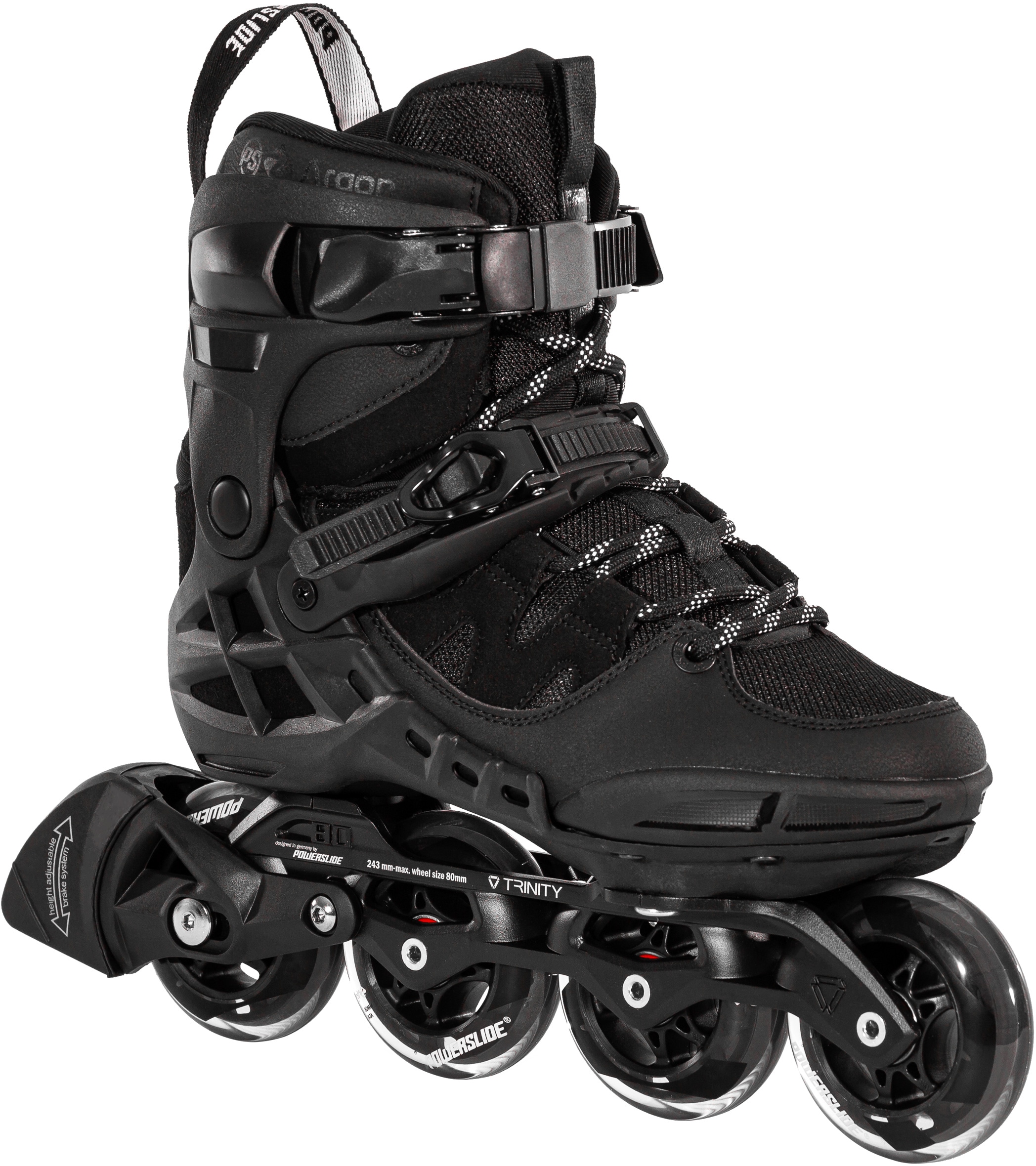 Powerslide Inlineskates »Phuzion Argon Black 80«