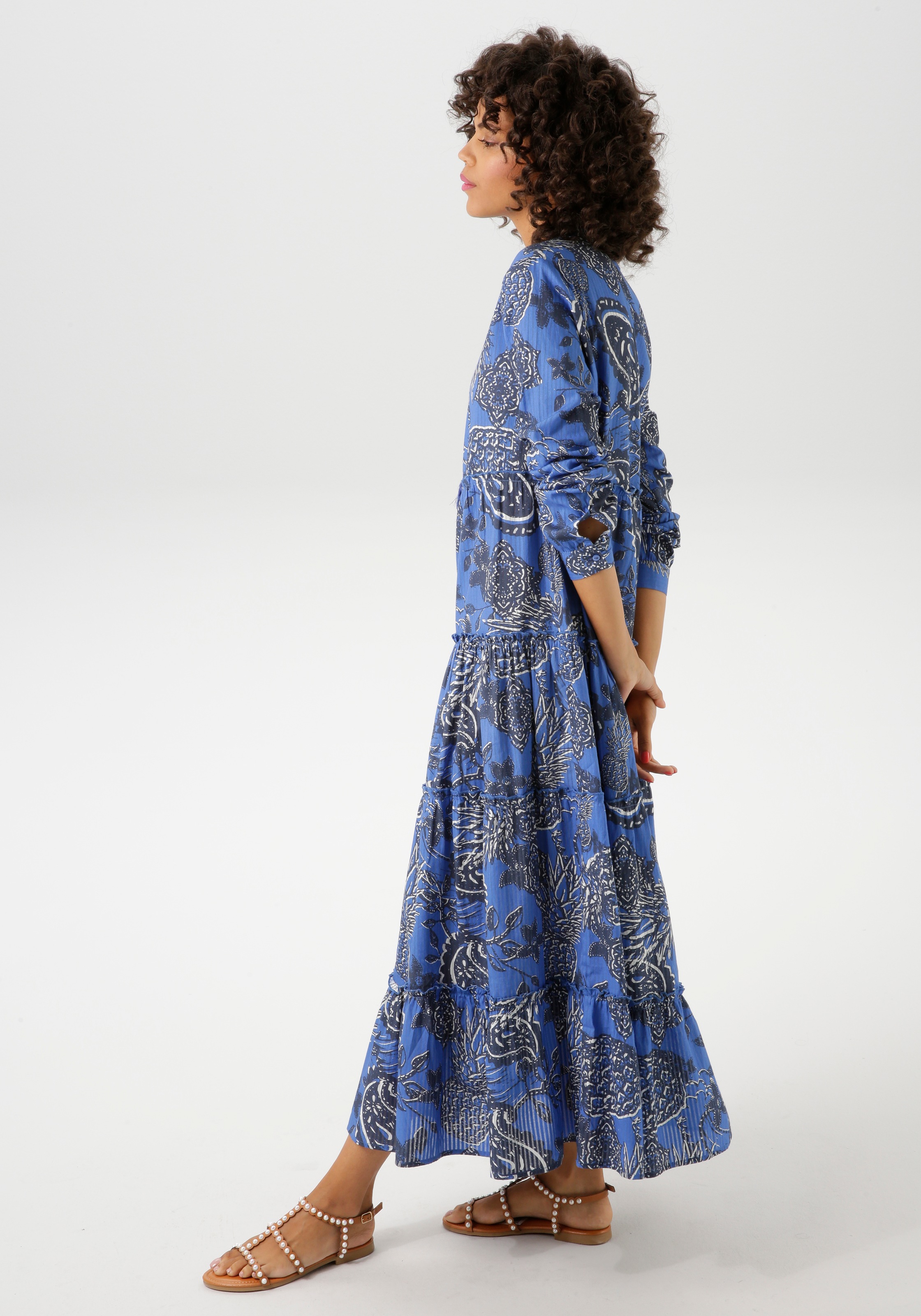Aniston CASUAL Maxikleid, mit extravagantem, großflächigen Druck günstig online kaufen