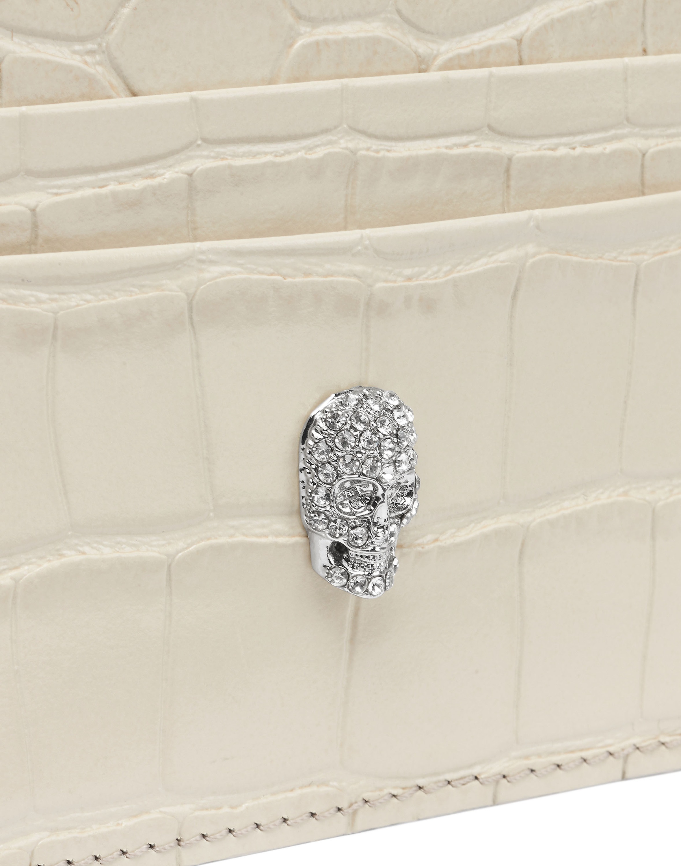 PHILIPP PLEIN Clutch »Skull Crocco Print«