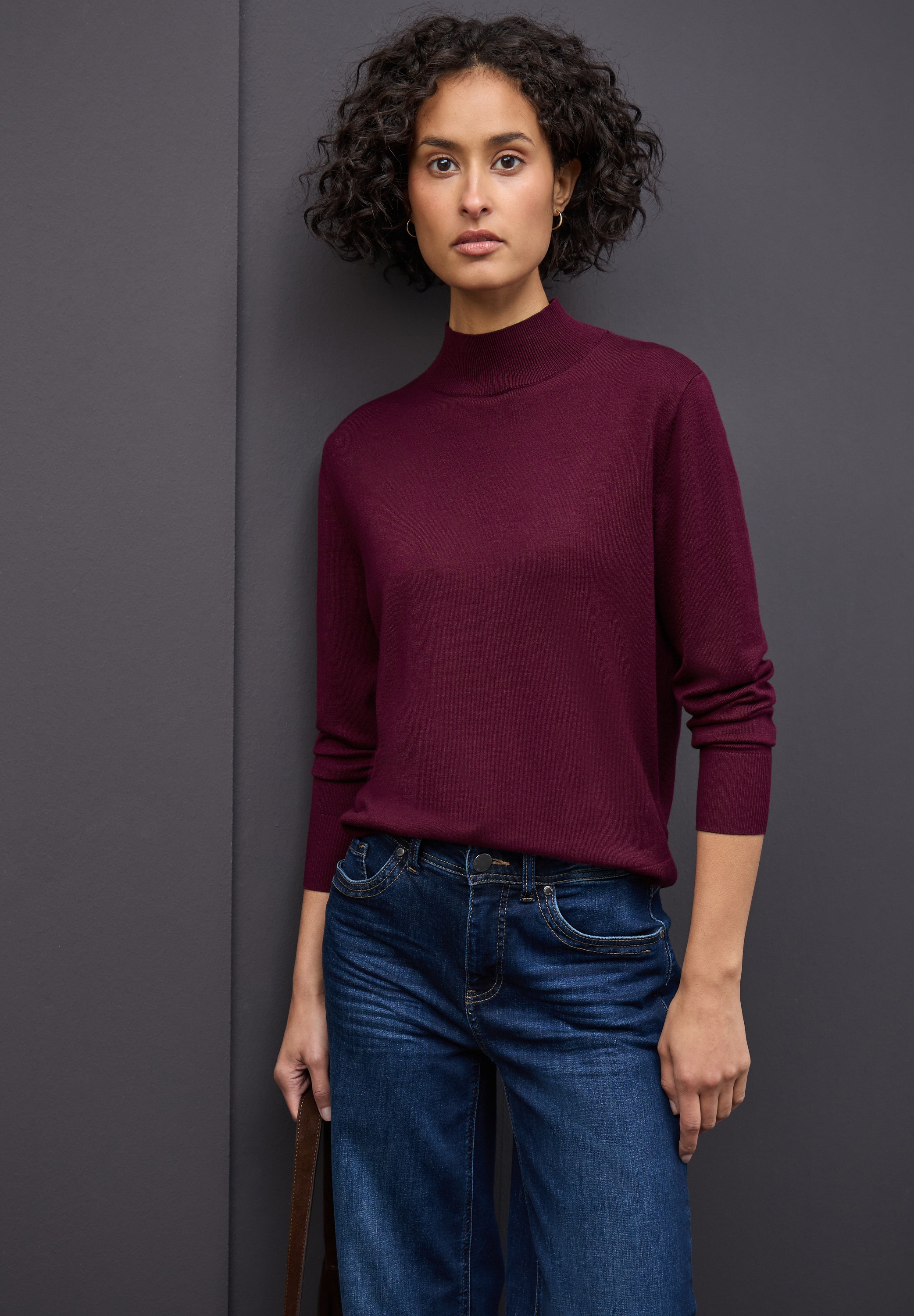 STREET ONE Stehkragenpullover mit Turtleneck