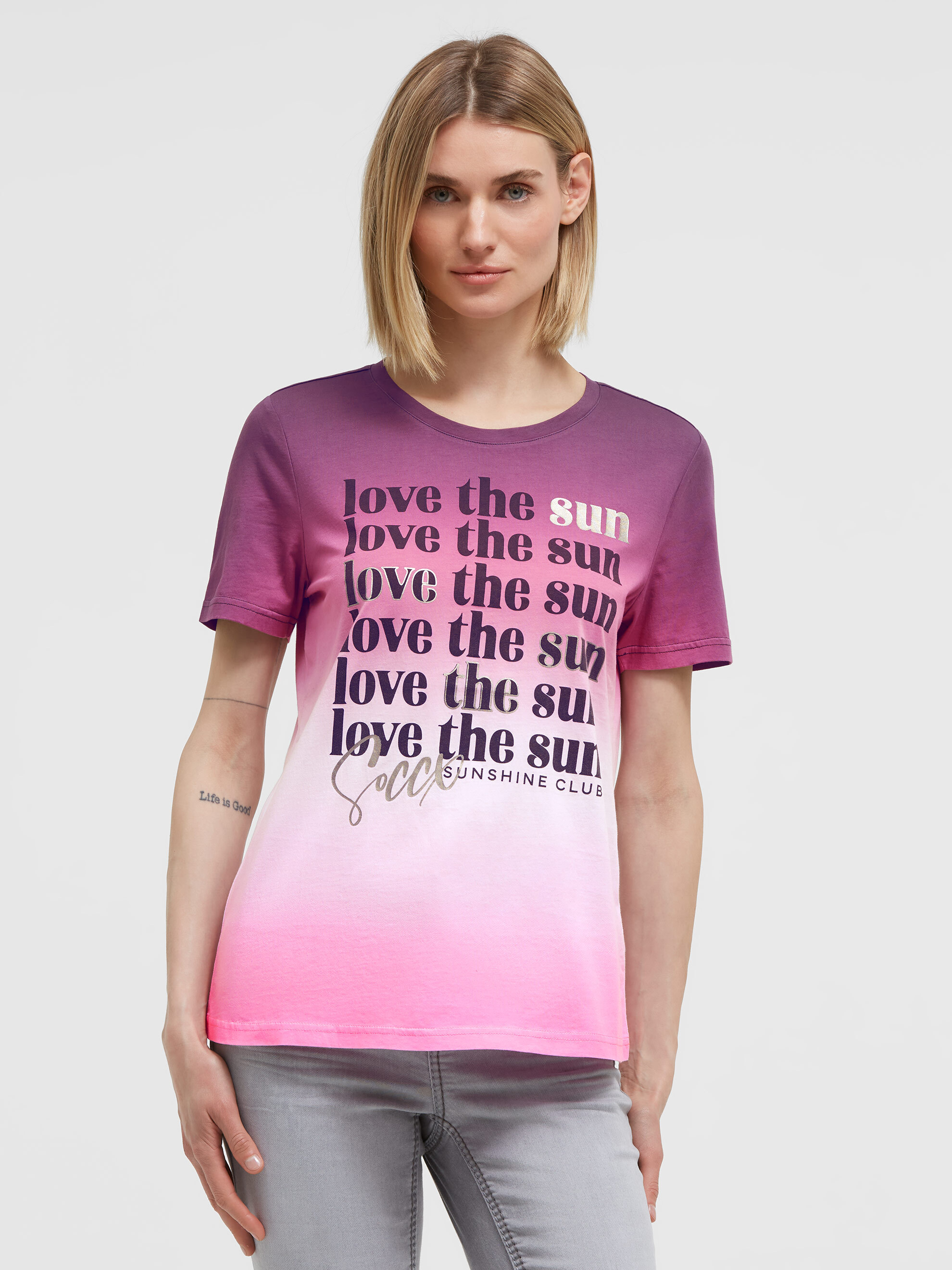 SOCCX Rundhalsshirt aus Baumwolle