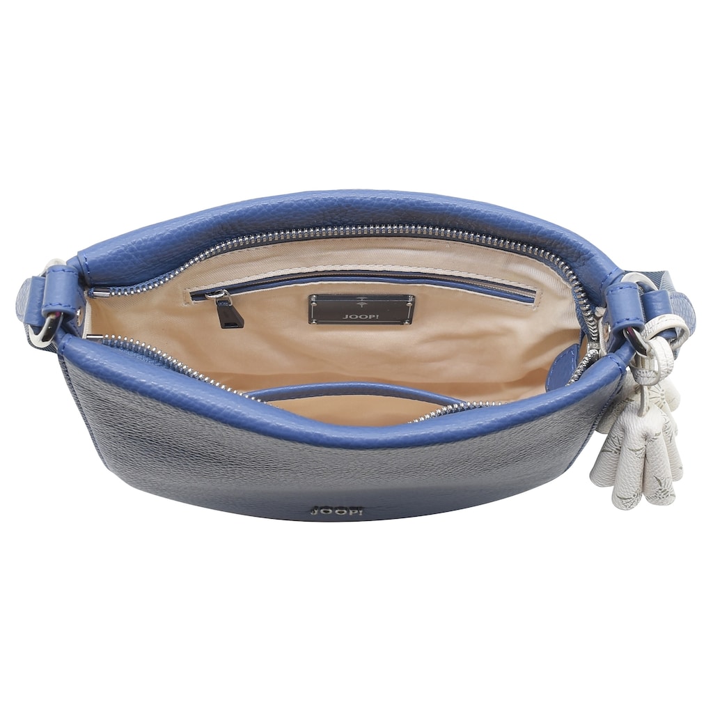 Damenmode Taschen Joop  Umhängetasche »chiara 2.0 stella shoulderbag svz«, mit schönem Anhänger blau