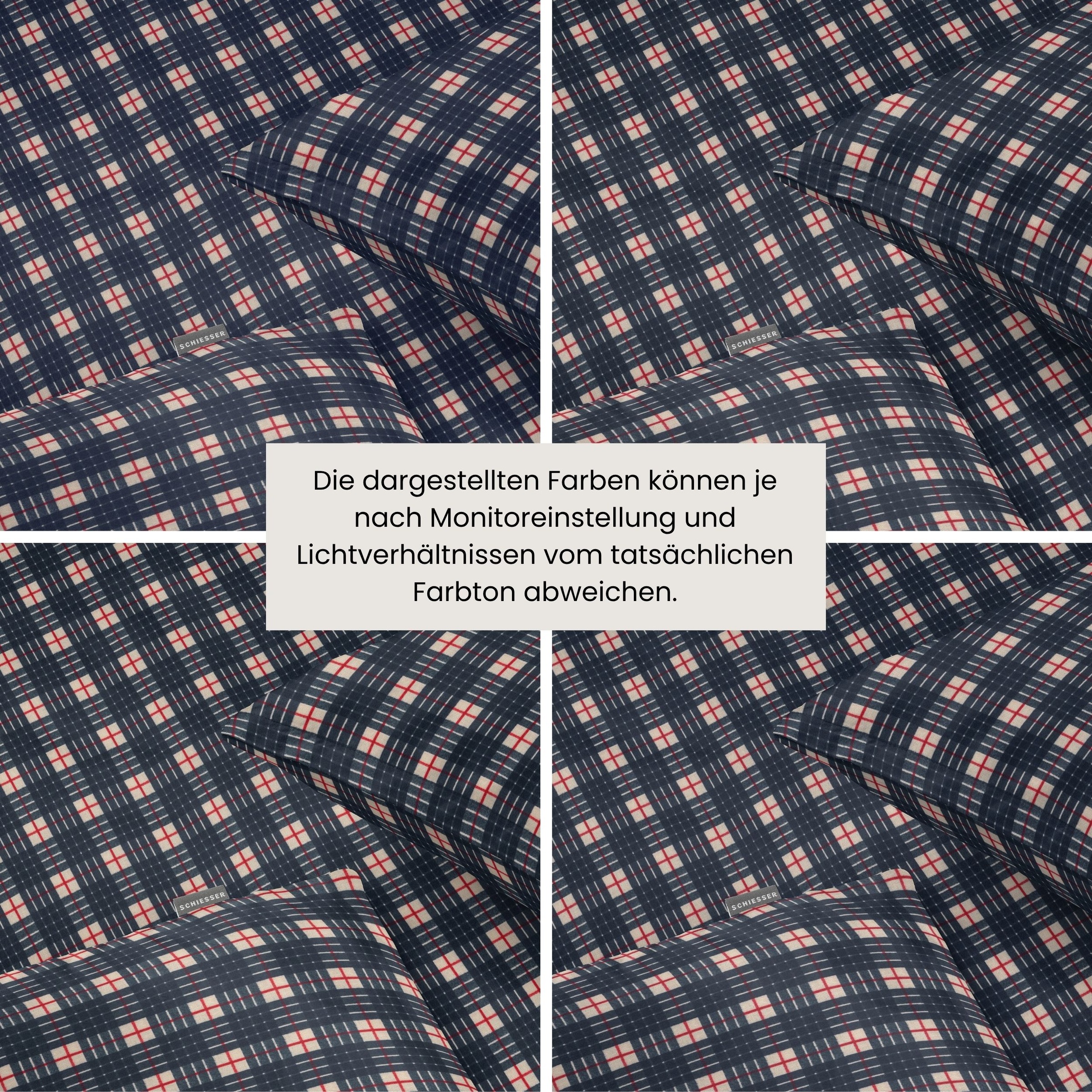 Schiesser Bettwäsche »Family Check aus weicher Baumwolle mit Karomuster« 2 OEKO-TEX® MADE IN GREEN