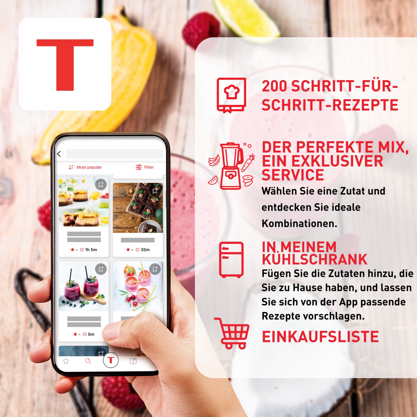 Tefal Standmixer »BL88A8 Perfectmix+« 1200 W