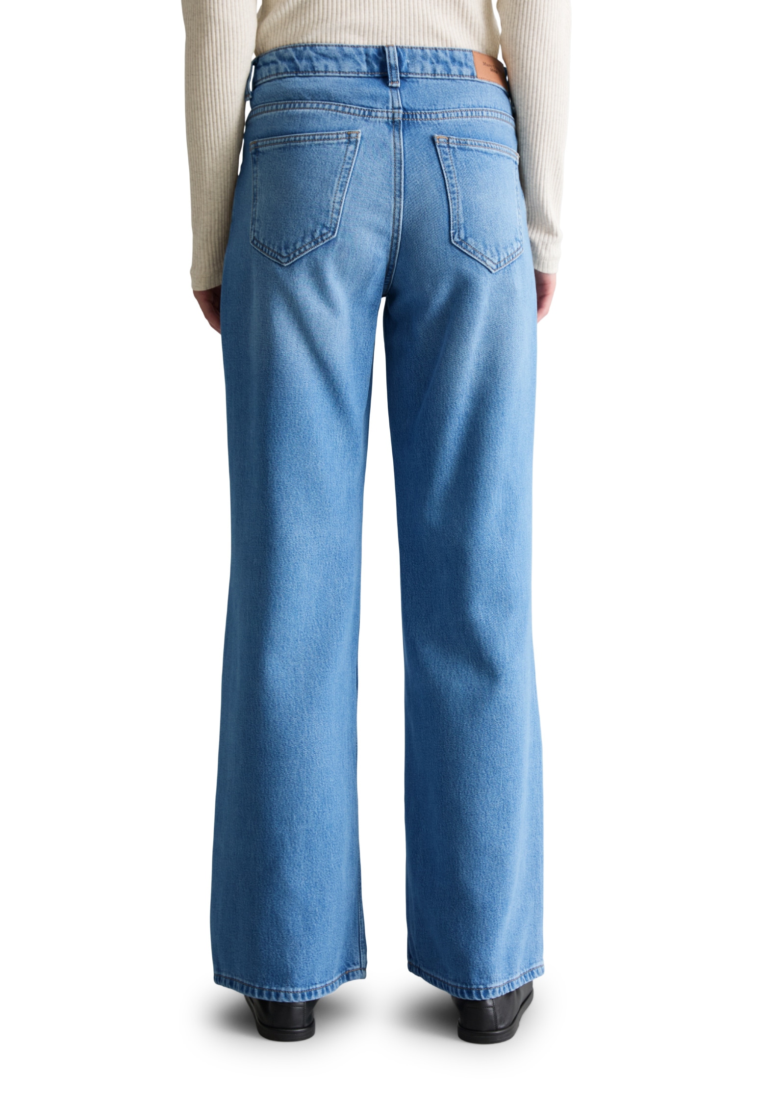 Marc O'Polo DENIM Schlagjeans »aus Lyocell-Mix ohne Stretch«