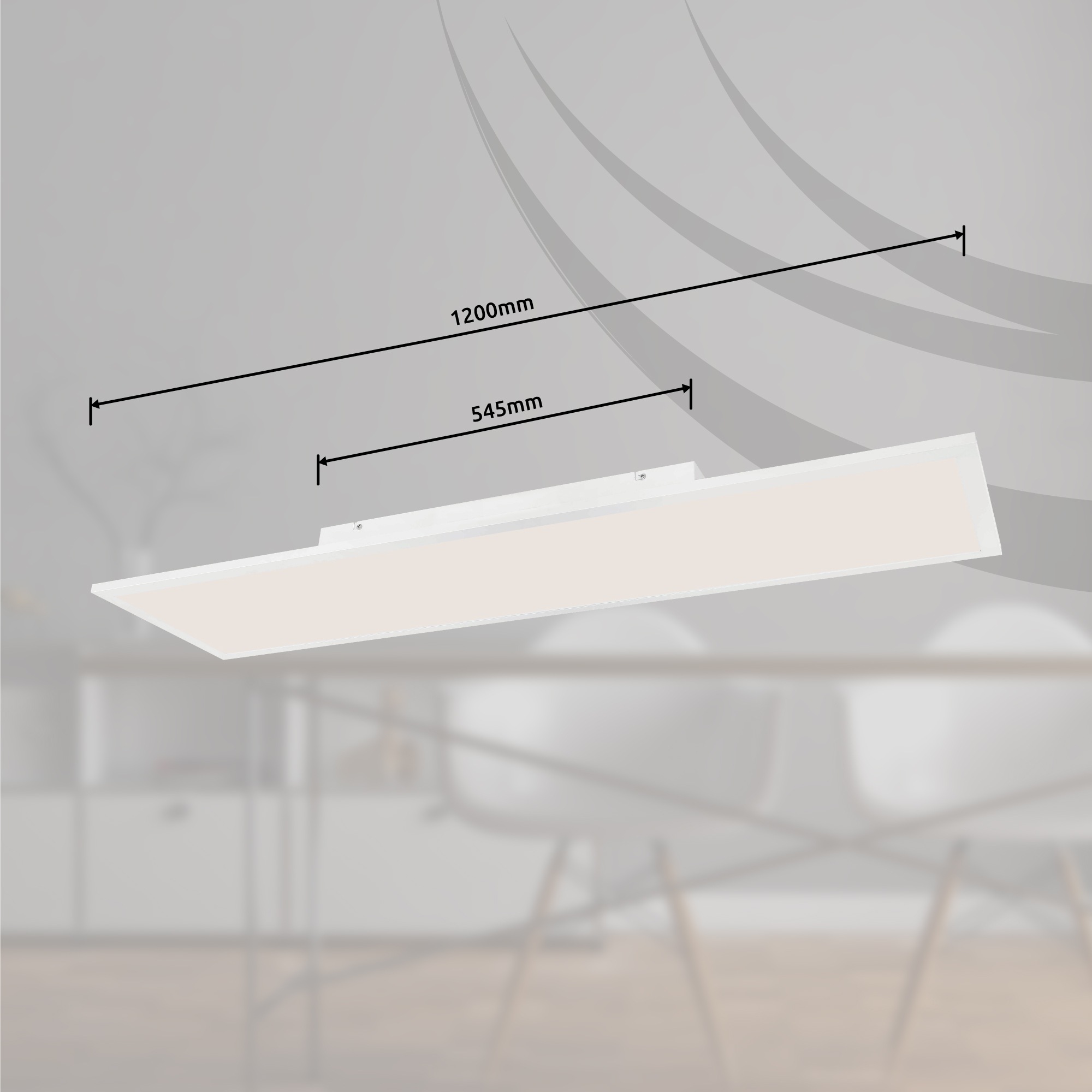 GLOBO LIGHTING Deckenleuchte »DORO« LED-Modul 1 Stk. warmweiß - kaltweiß Deckenlampe Wohnzimmer-Leuchte Schlafzimmer-Leuchte Flur Küche