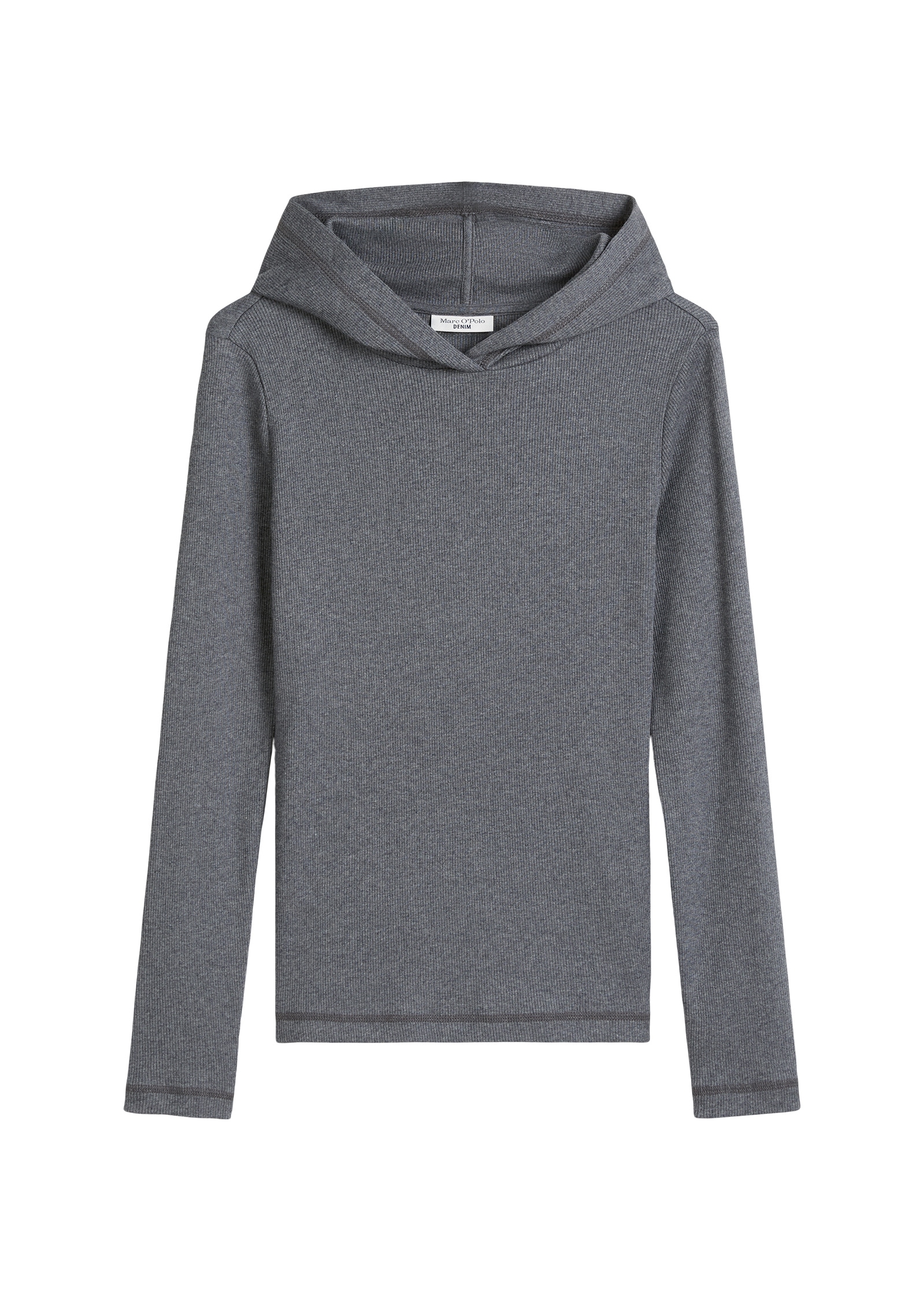 Marc O'Polo DENIM Langarmshirt »aus weichem Rippjersey«
