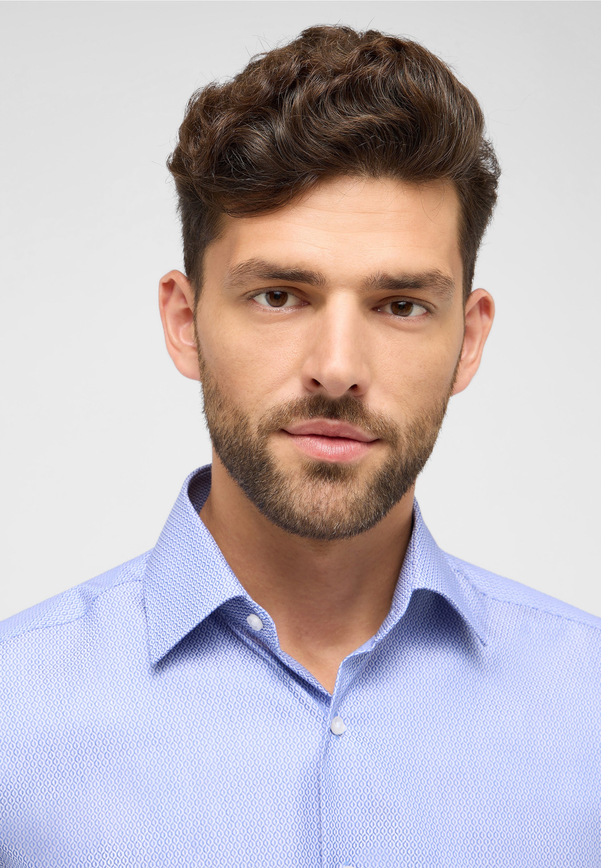 Thumbnail - Eterna Langarmhemd "MODERN FIT" NON IRON (bügelfrei)