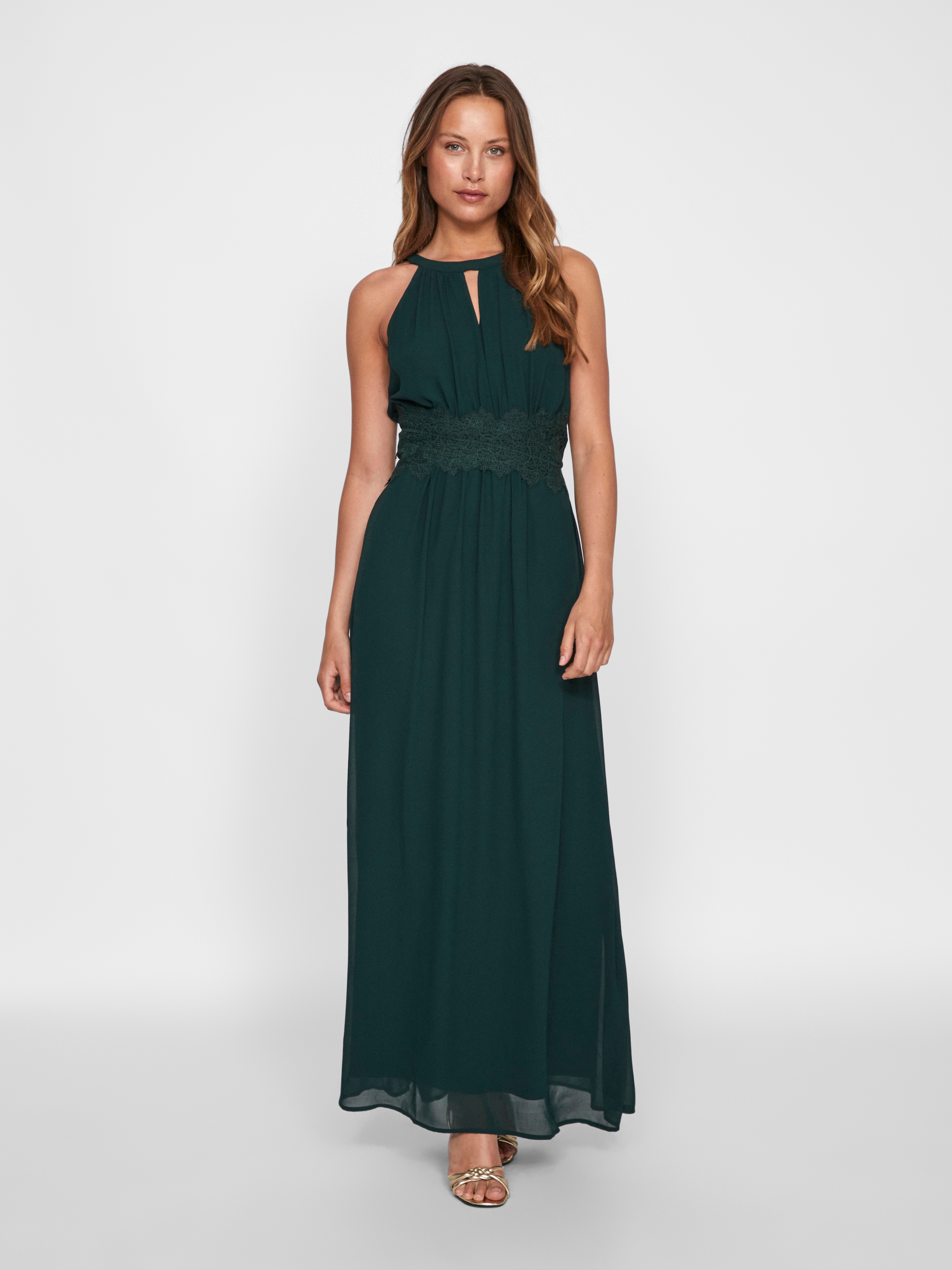 Vila Maxikleid »VIMILINA HALTERNECK MAXI DRESS - NOOS«