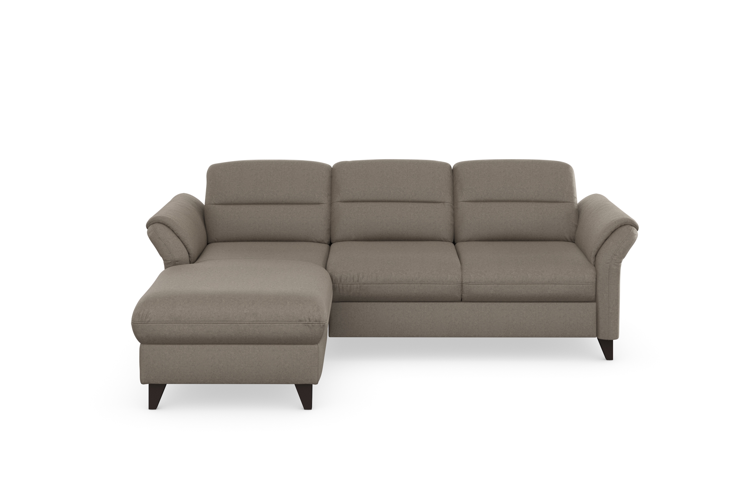 sit&more Ecksofa »Mellum L-Form«, Federkern, wahlweise mit Bettfunktion, Bettkasten und Armteilfunktion