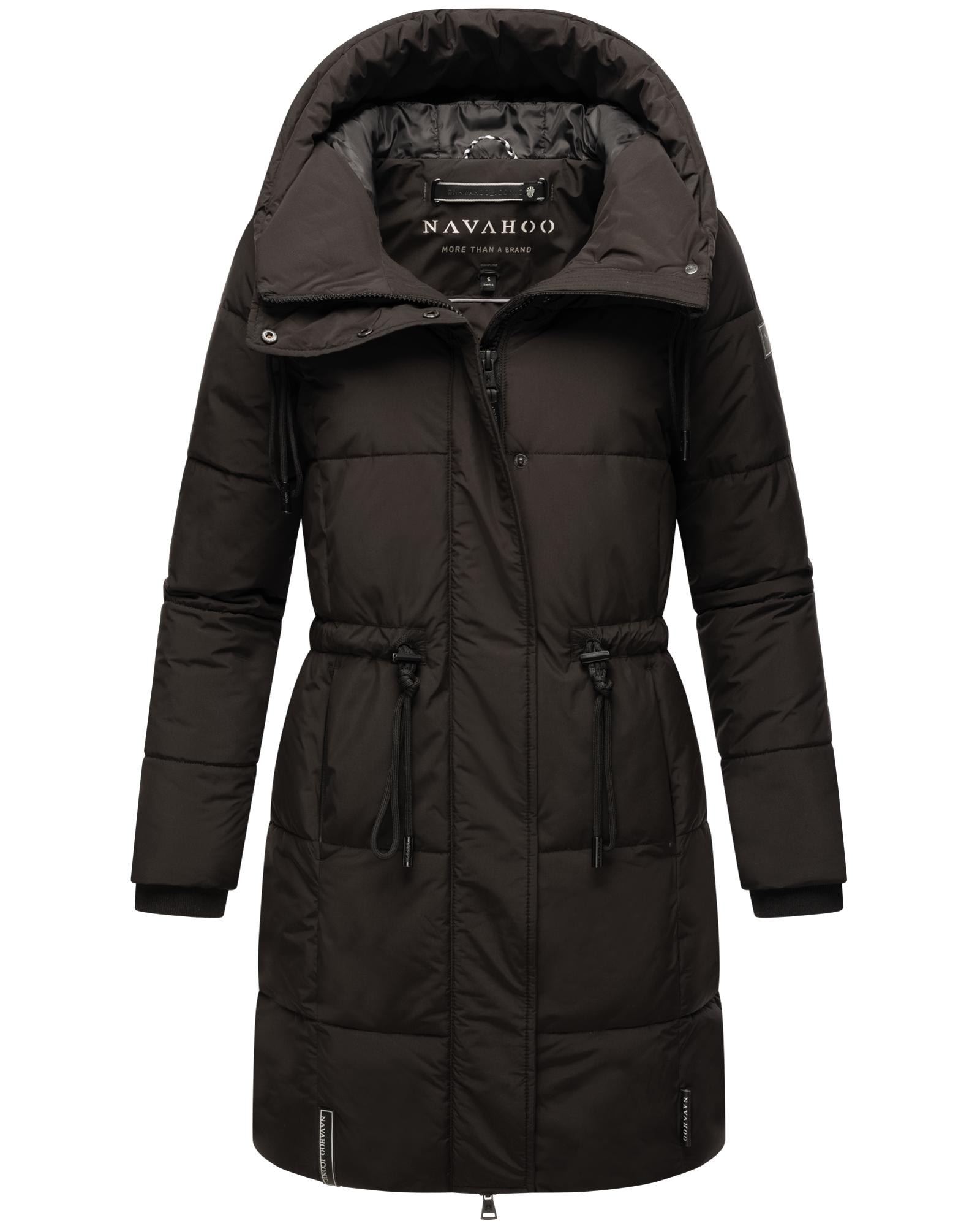 Navahoo Steppmantel »Zuckertatze XIV«, Stylischer Winterparka mit verstellbarer Kapuze