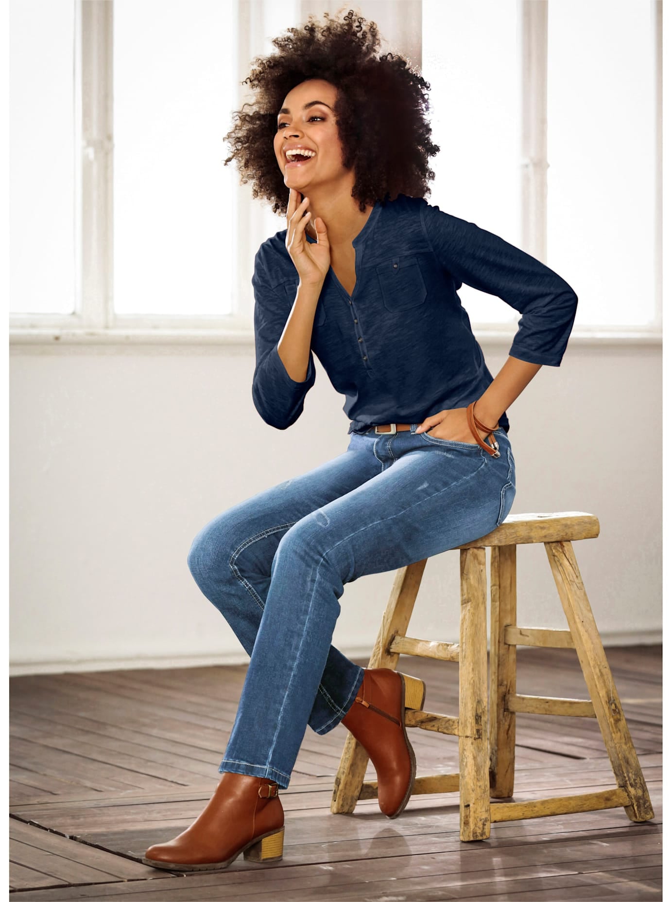 Classic Basics Rundhalsshirt "Shirt", (1 tlg.) günstig online kaufen