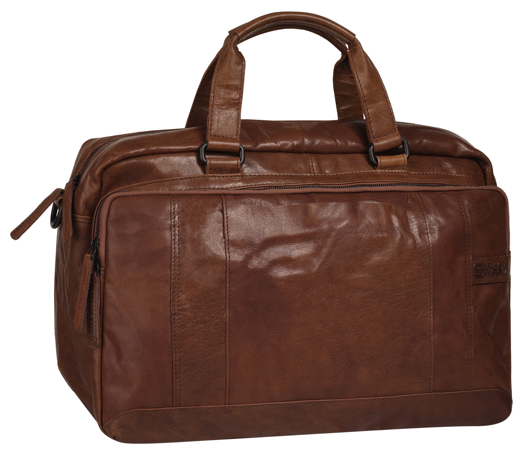 Spikes & Sparrow Reisetasche echt Leder günstig online kaufen
