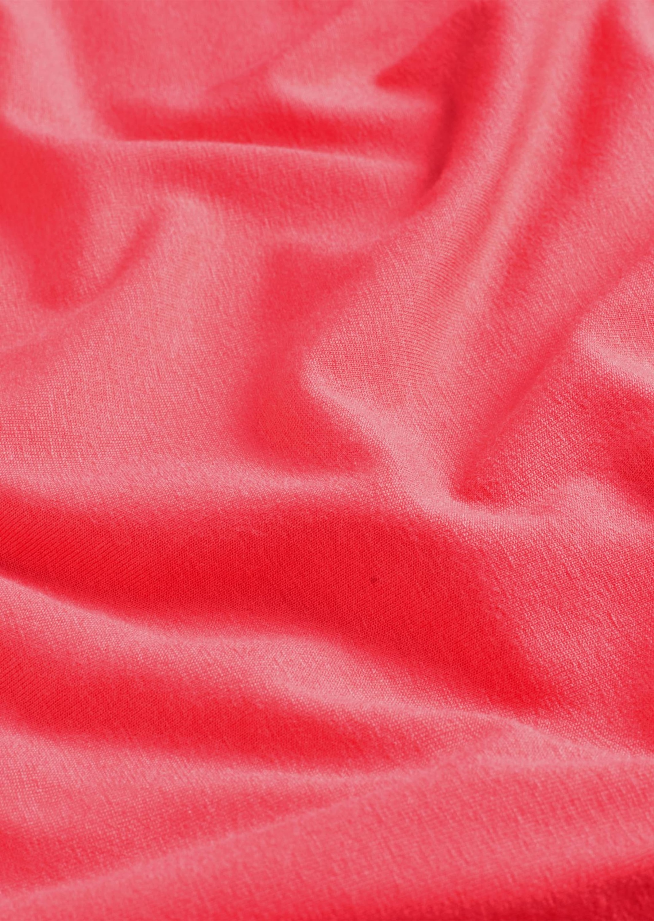 GOLDNER Kurzarmshirt »Shirt mit Schluppe« Chiffon-Schluppe am Ausschnitt