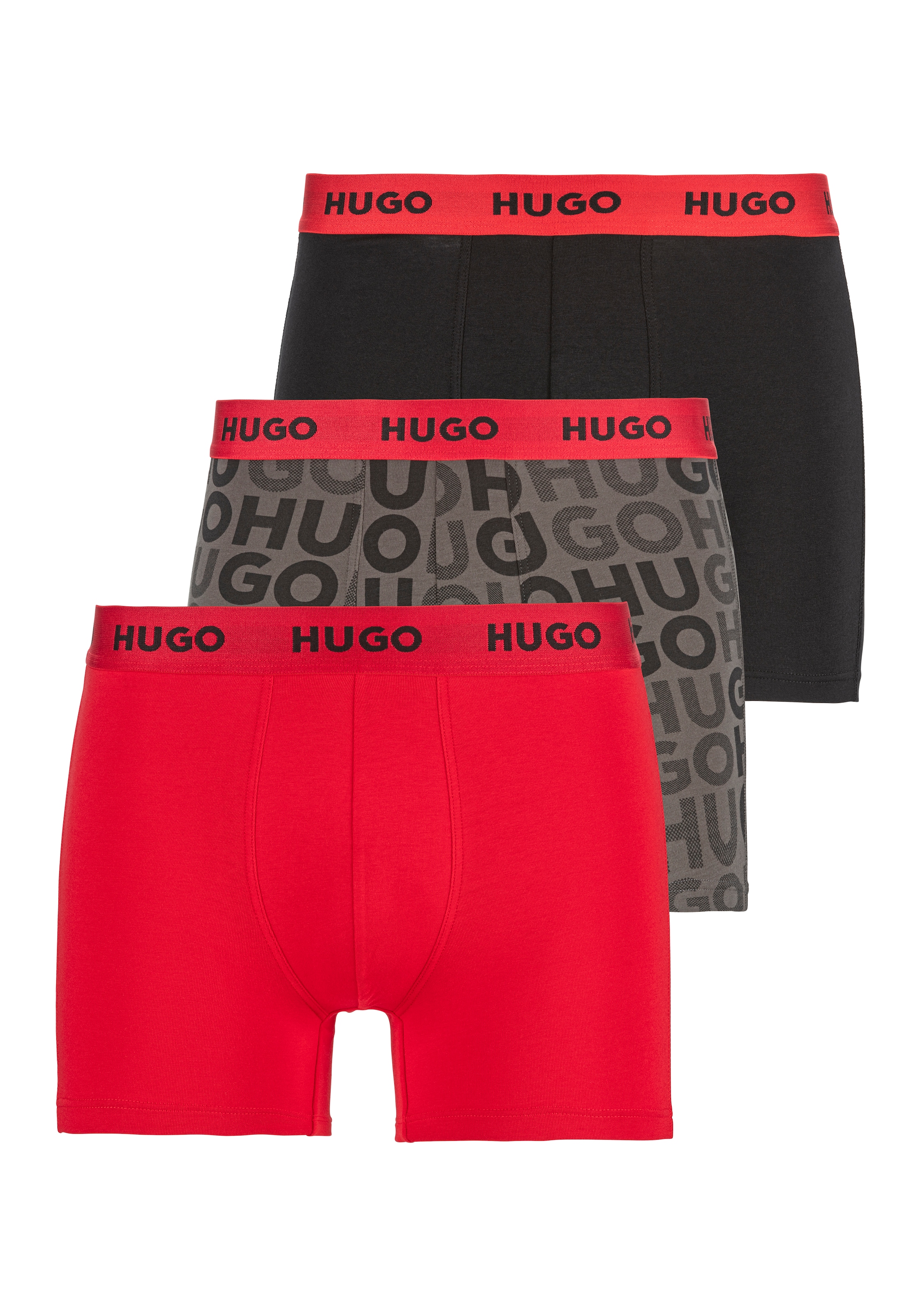 HUGO Underwear Kelnaitės šortukai »BOXERBR TRPLT DESI...