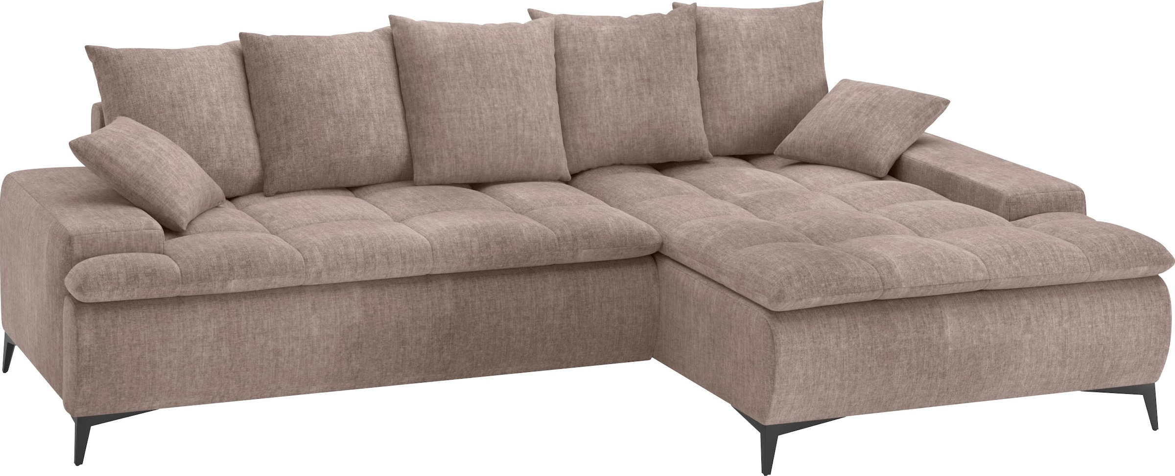 INOSIGN Ecksofa "Haiti III, L-Form", Mit Kaltschaum, bis 140 kg belastbar günstig online kaufen