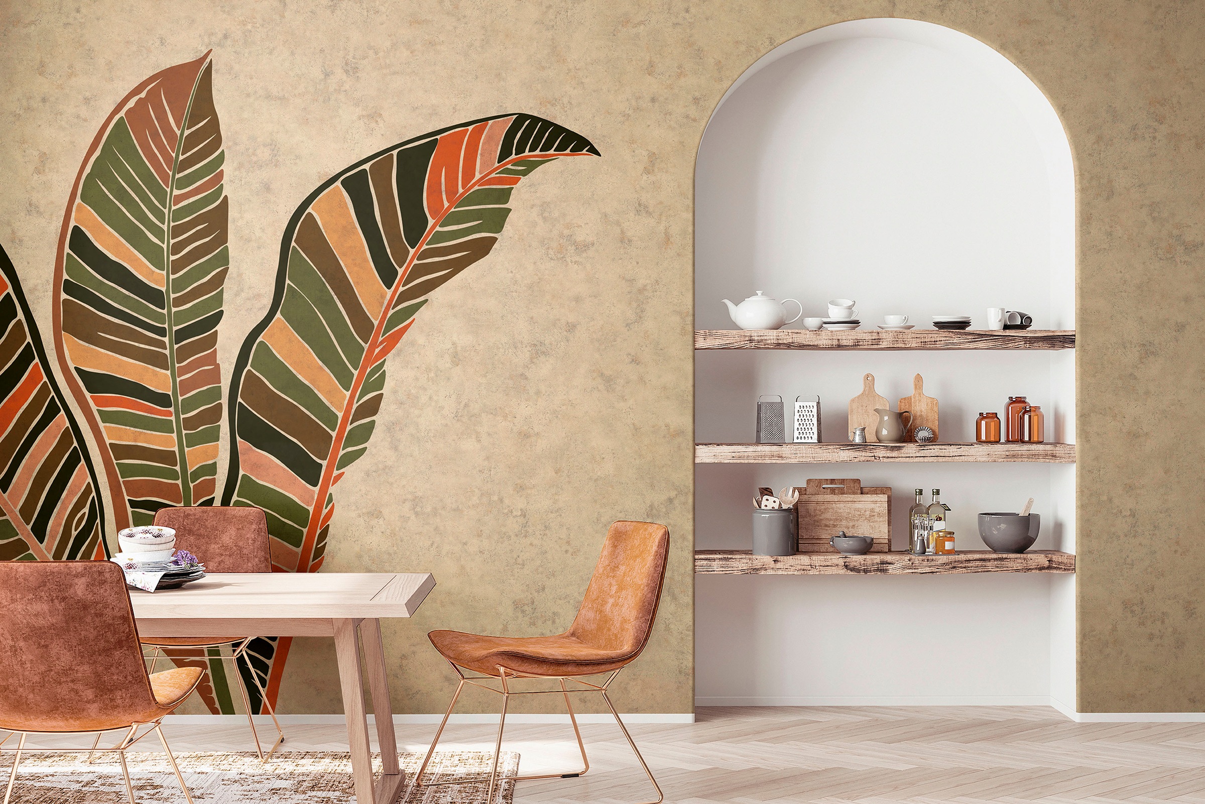 Marburg Fototapete »Pia« matt glatt moderne Tapete für Wohnzimmer Schlafzimmer Küche